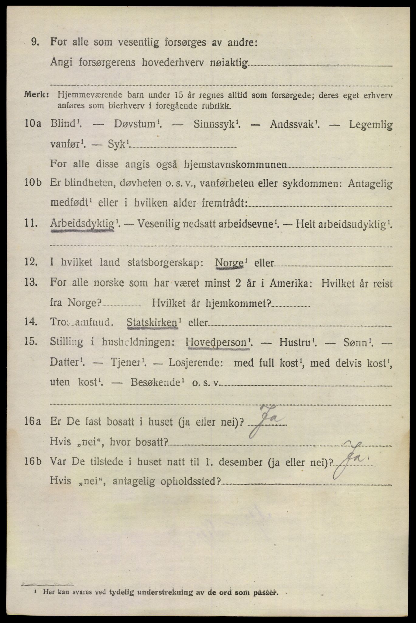 SAKO, 1920 census for Sem, 1920, p. 7512