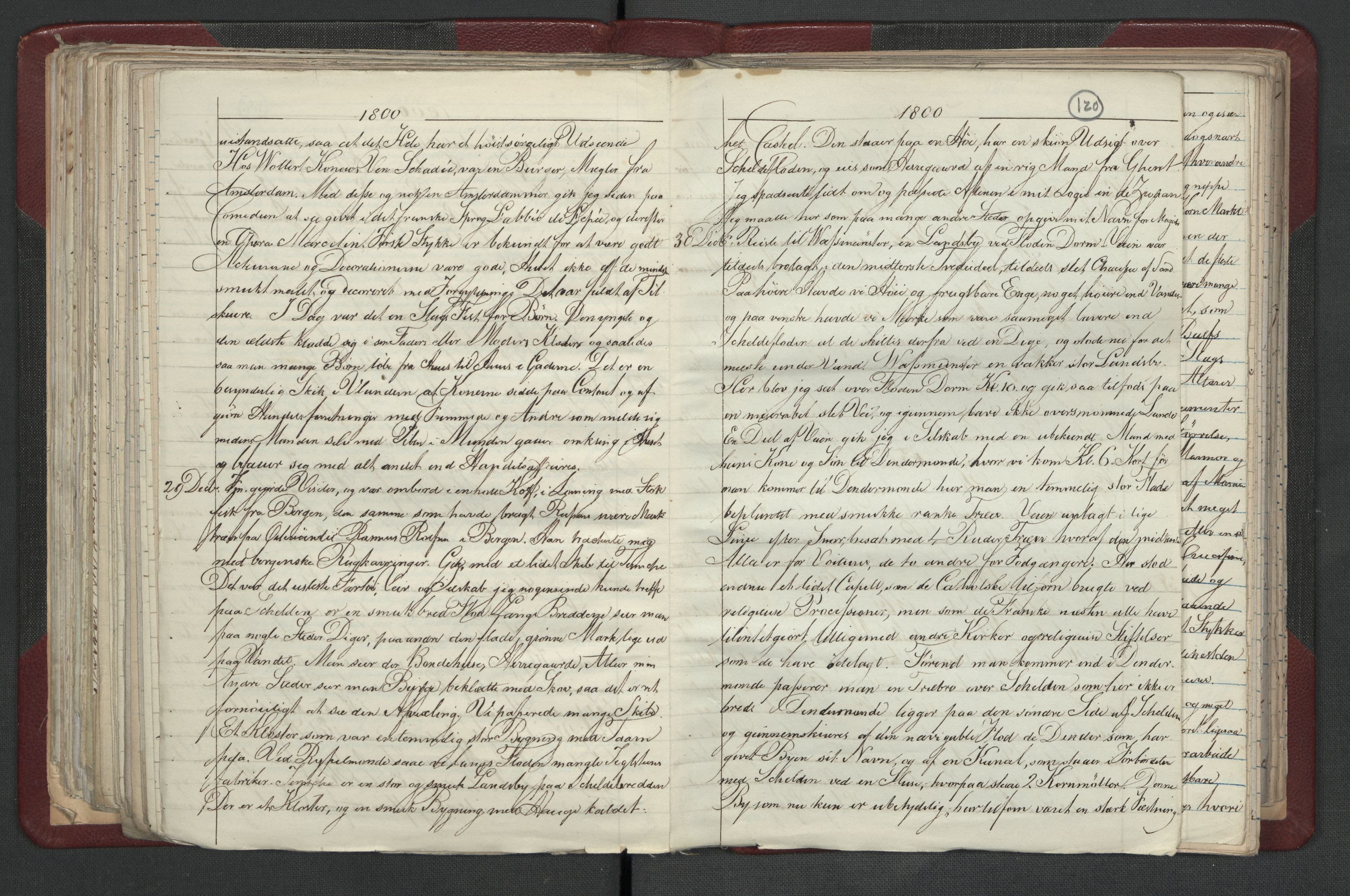Meltzer, Fredrik, RA/PA-0028/F/L0001: Dagbok for årene 1796-1808, 1811, 1817, 1796-1817, p. 119b-120a