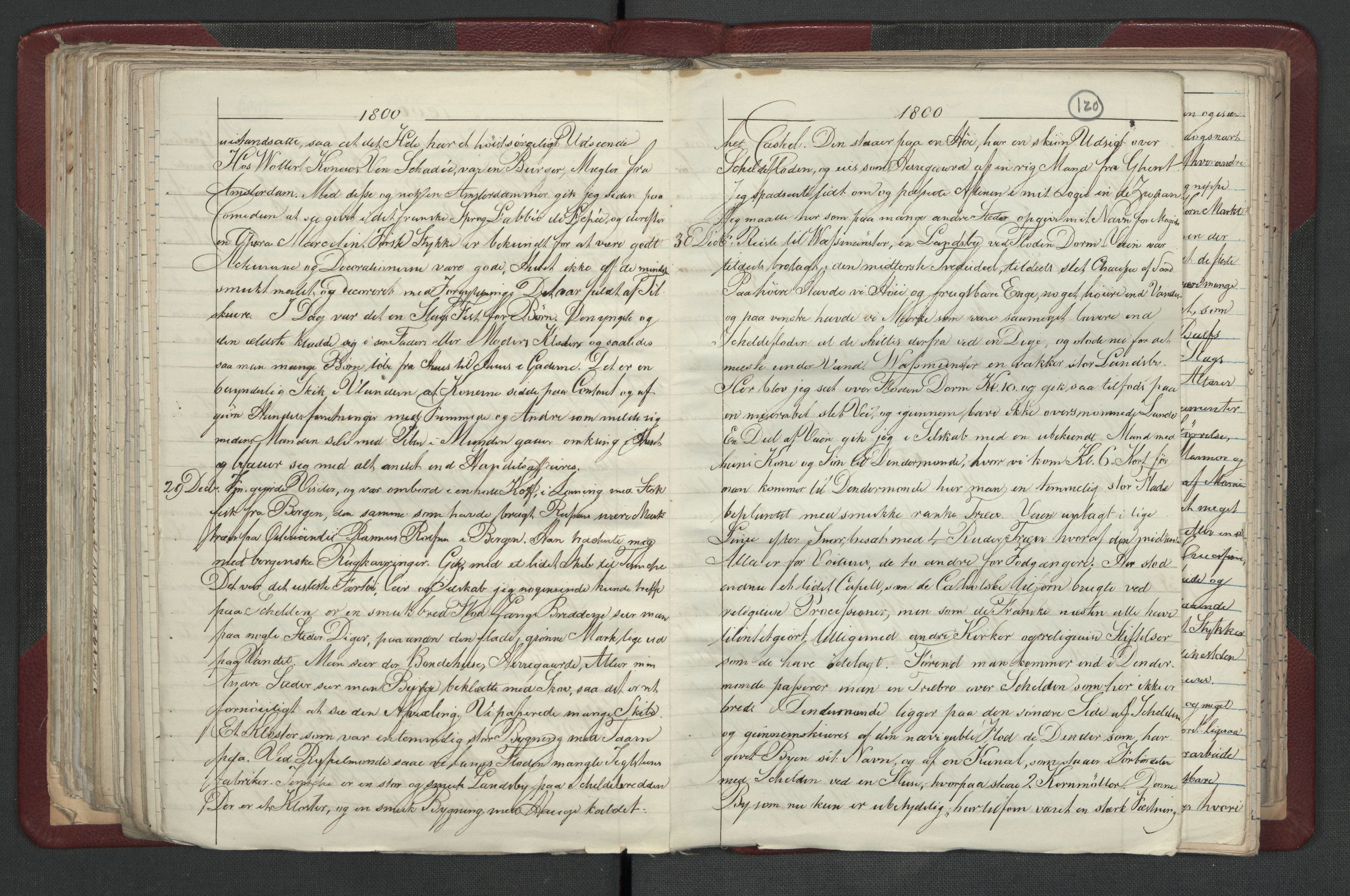 Meltzer, Fredrik, AV/RA-PA-0028/F/L0001: Dagbok for årene 1796-1808, 1811, 1817, 1796-1817, p. 119b-120a
