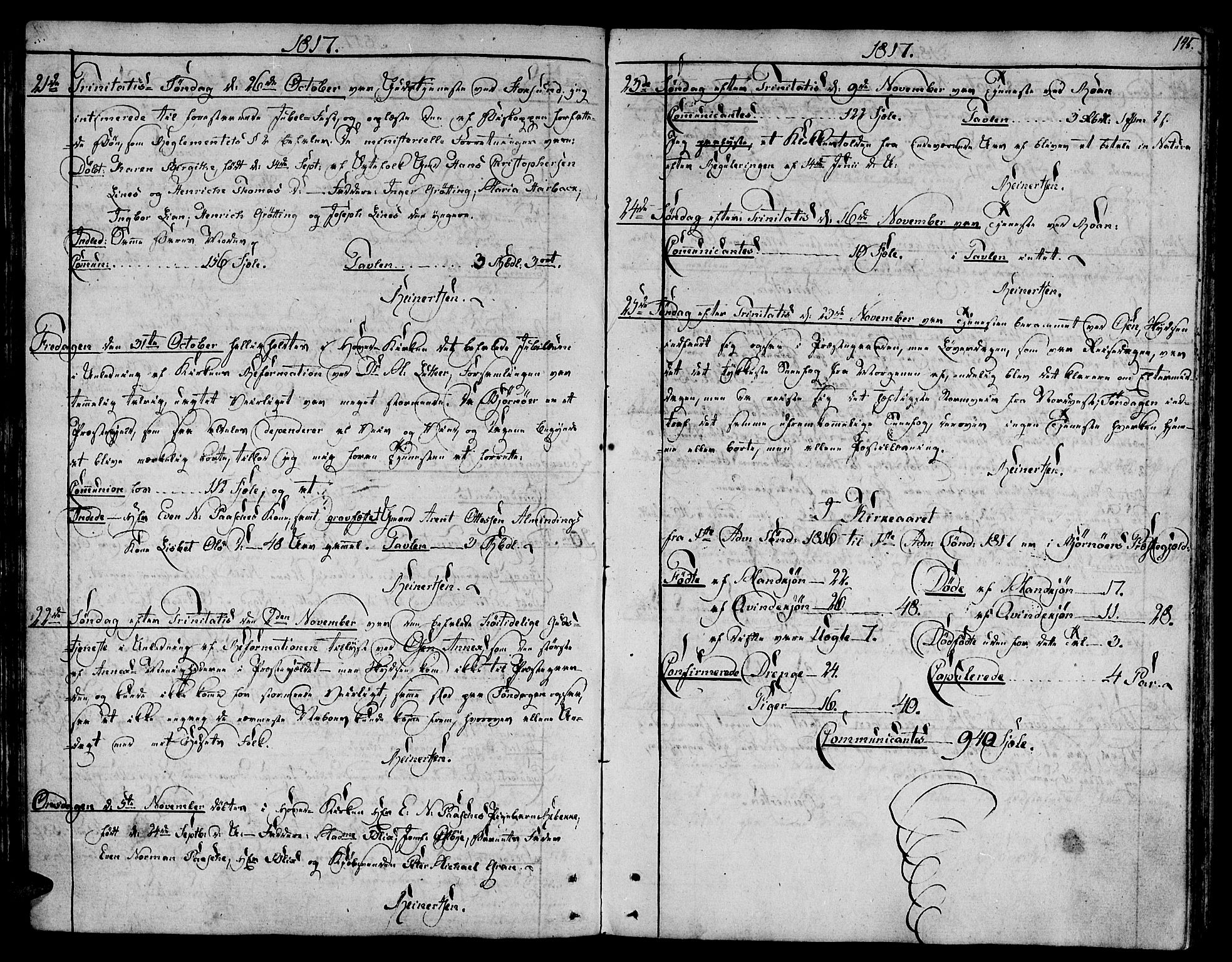 Ministerialprotokoller, klokkerbøker og fødselsregistre - Sør-Trøndelag, SAT/A-1456/657/L0701: Parish register (official) no. 657A02, 1802-1831, p. 145