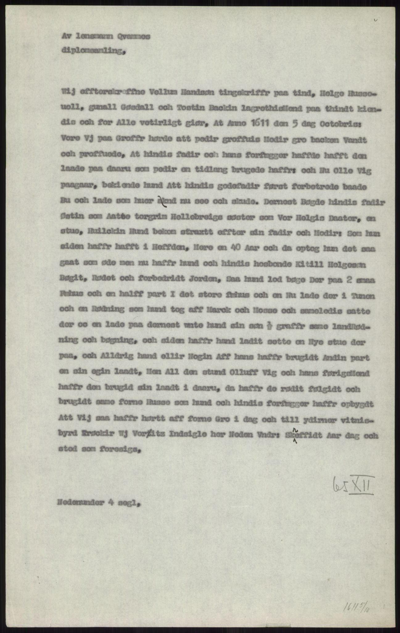 Samlinger til kildeutgivelse, Diplomavskriftsamlingen, RA/EA-4053/H/Ha, p. 1871