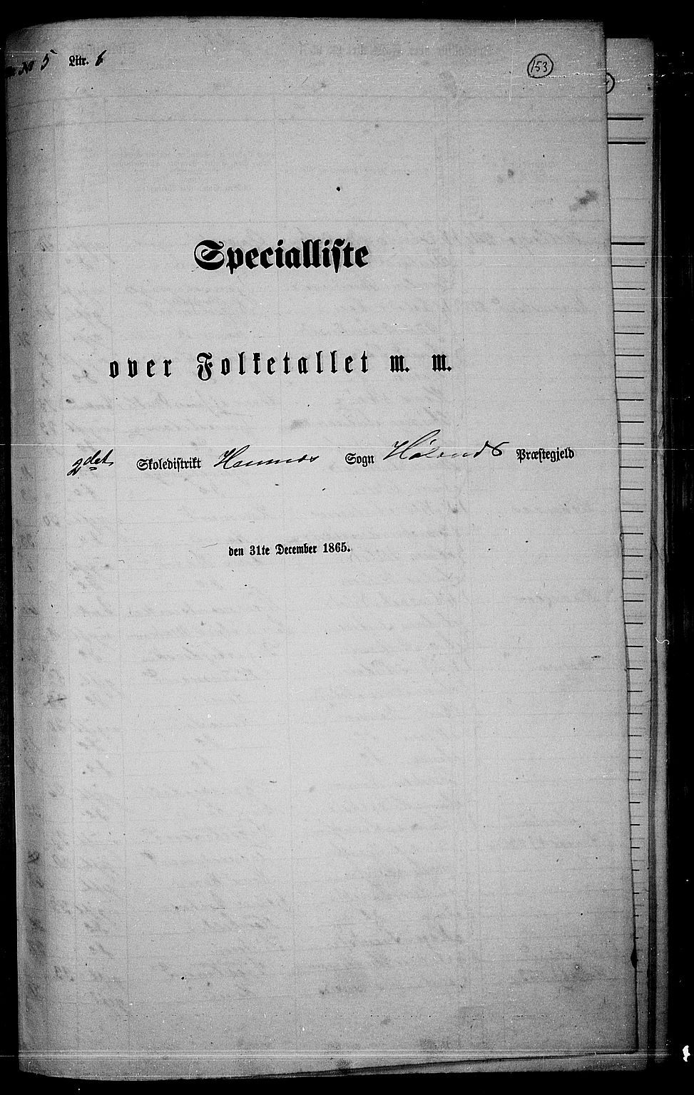 RA, 1865 census for Høland, 1865, p. 144