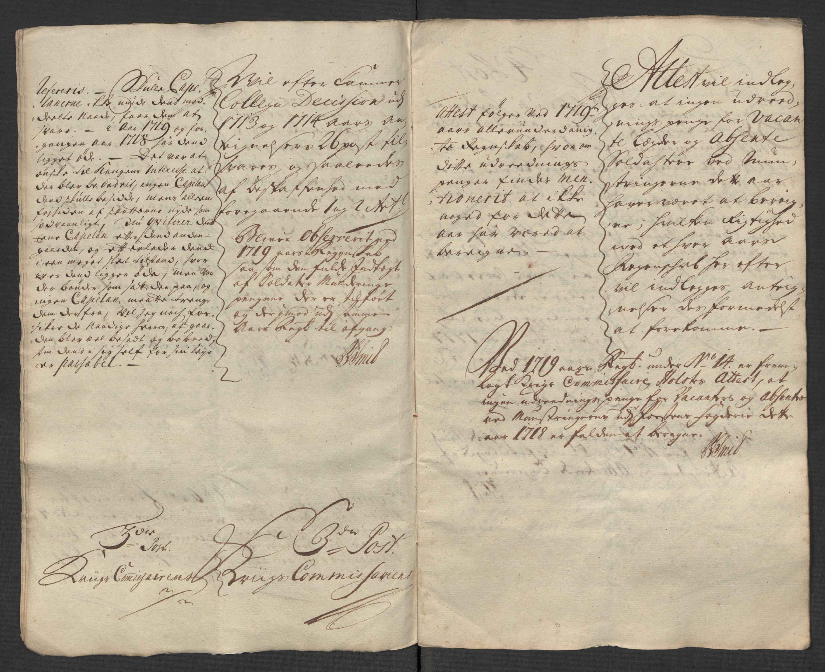 Rentekammeret inntil 1814, Reviderte regnskaper, Fogderegnskap, RA/EA-4092/R57/L3866: Fogderegnskap Fosen, 1718, p. 243