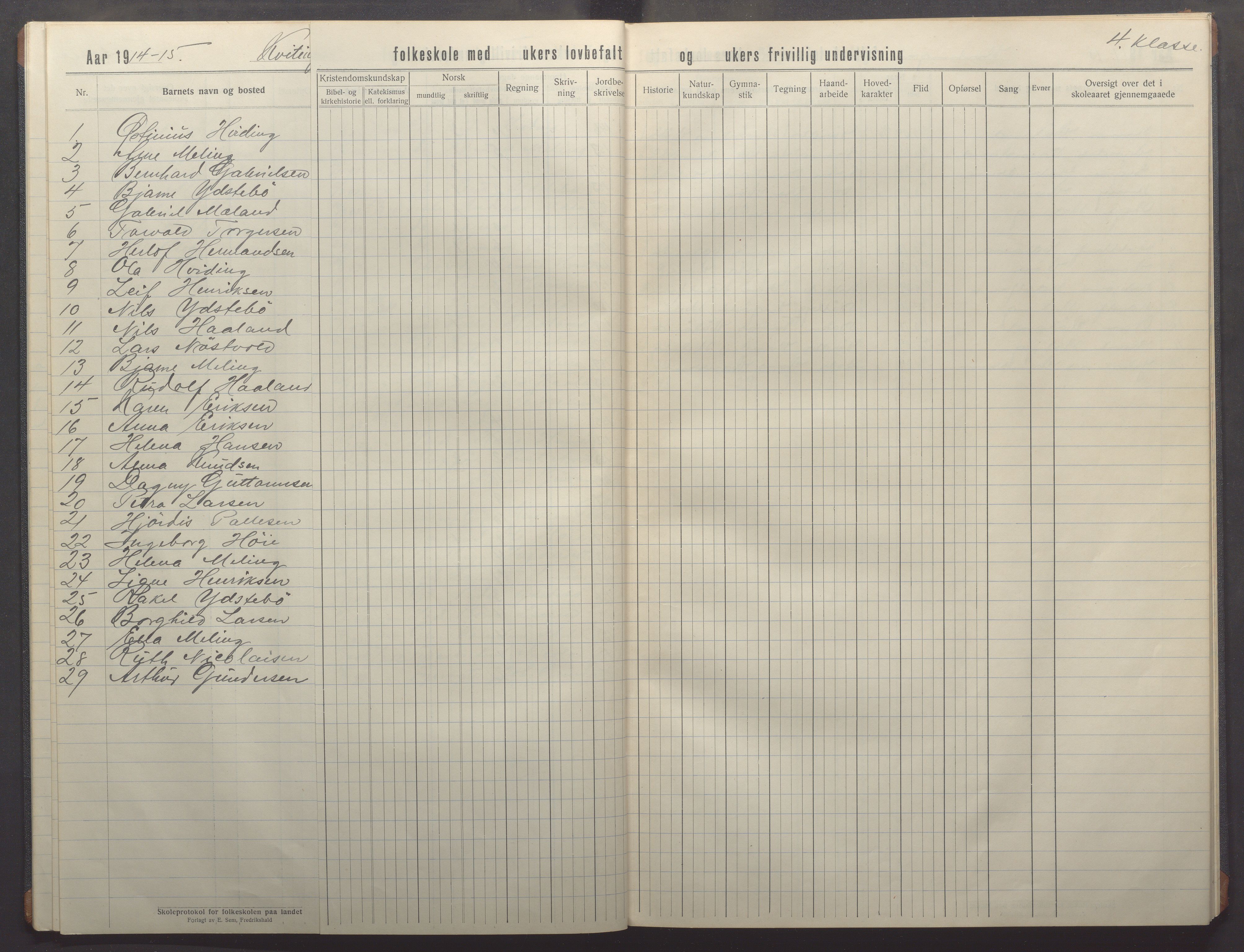 Kvitsøy kommune - Skolestyret, IKAR/K-100574/H/L0003: Skoleprotokoll, 1914-1922, p. 12