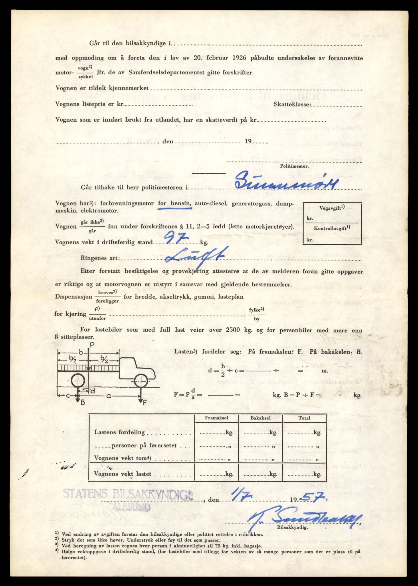 Møre og Romsdal vegkontor - Ålesund trafikkstasjon, AV/SAT-A-4099/F/Fe/L0040: Registreringskort for kjøretøy T 13531 - T 13709, 1927-1998, p. 1996