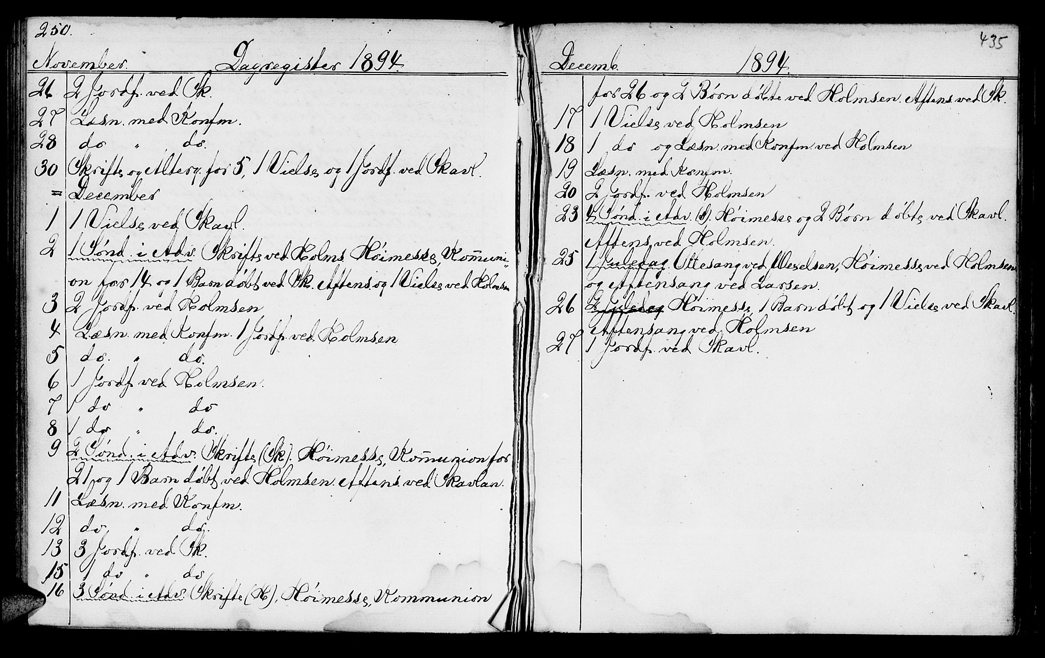 Ministerialprotokoller, klokkerbøker og fødselsregistre - Sør-Trøndelag, AV/SAT-A-1456/602/L0140: Parish register (copy) no. 602C08, 1864-1872, p. 434-435