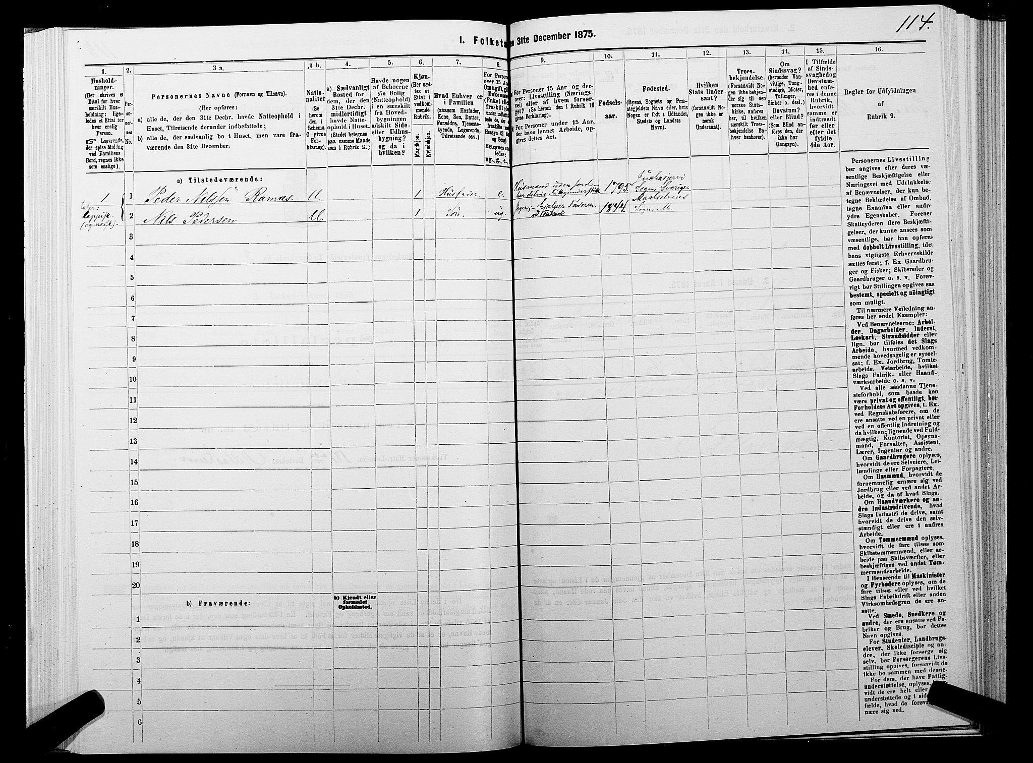 SATØ, 1875 census for 1924P Målselv, 1875, p. 2114