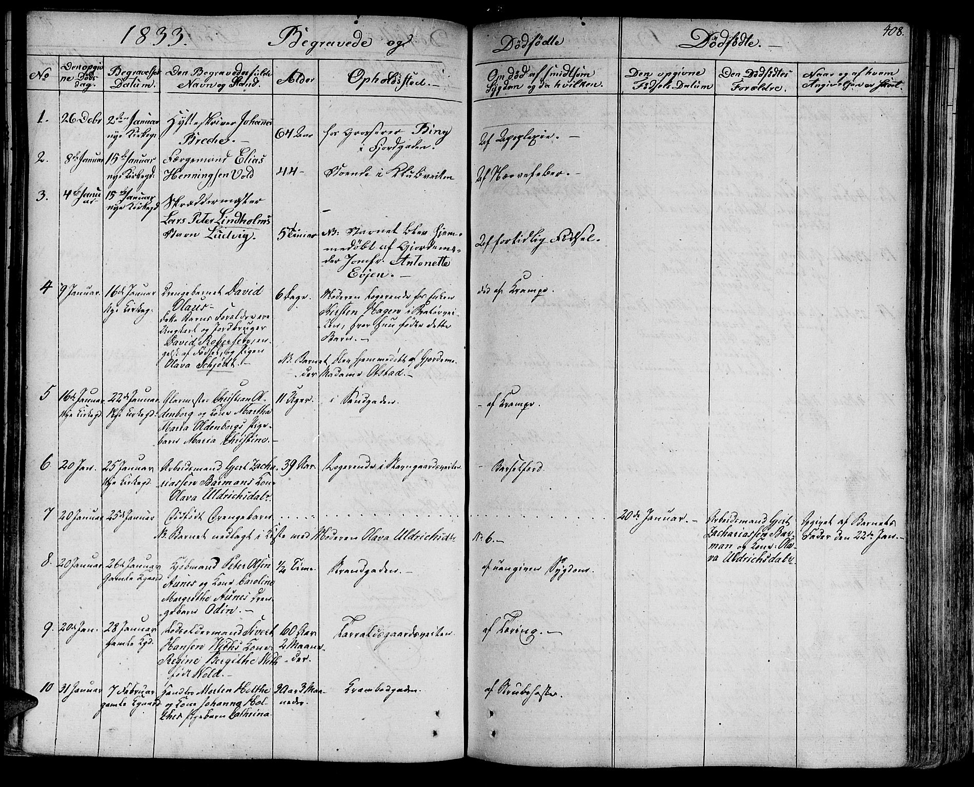 Ministerialprotokoller, klokkerbøker og fødselsregistre - Sør-Trøndelag, SAT/A-1456/602/L0109: Parish register (official) no. 602A07, 1821-1840, p. 408