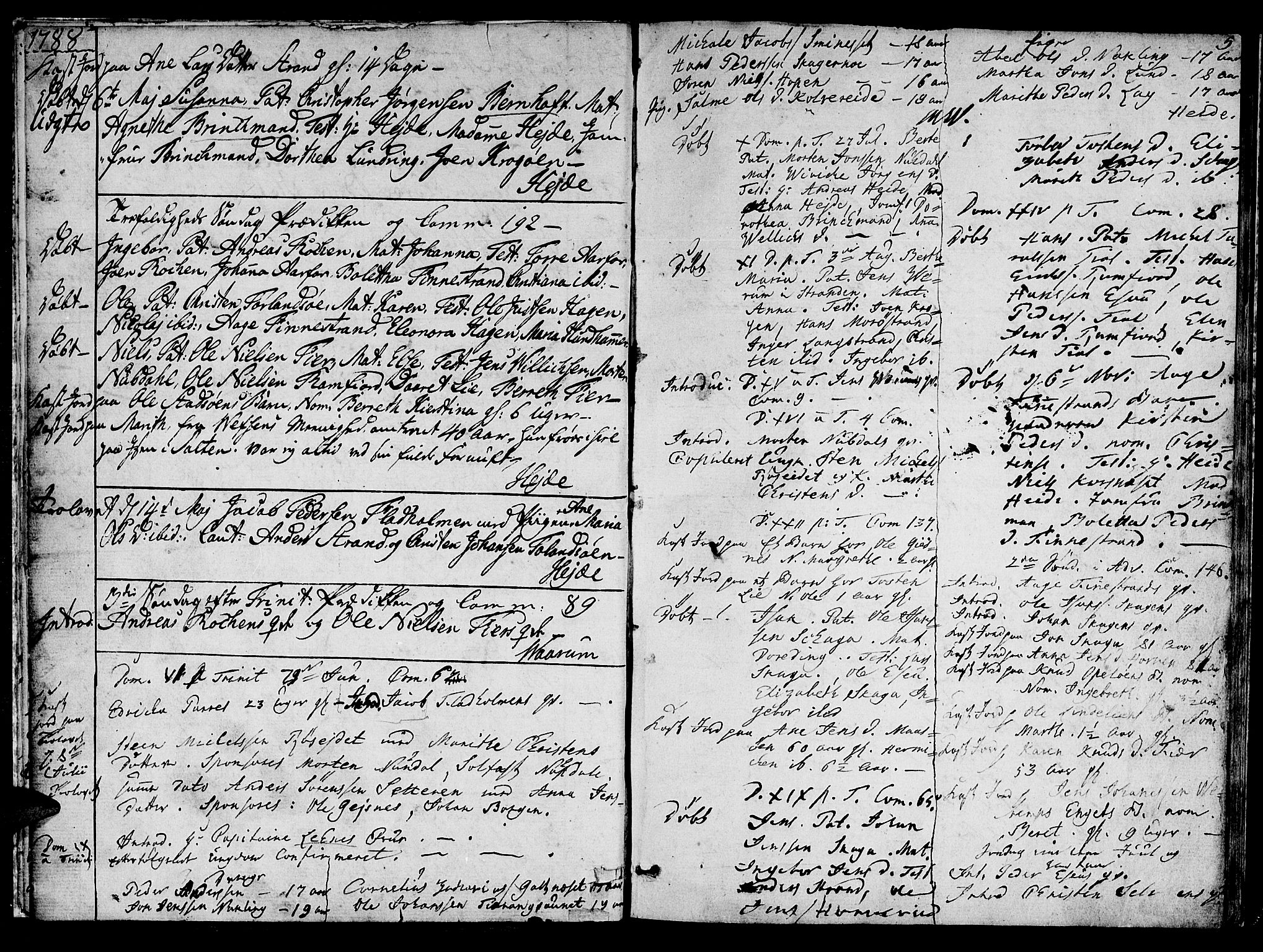 Ministerialprotokoller, klokkerbøker og fødselsregistre - Nord-Trøndelag, SAT/A-1458/780/L0633: Parish register (official) no. 780A02 /1, 1787-1814, p. 5