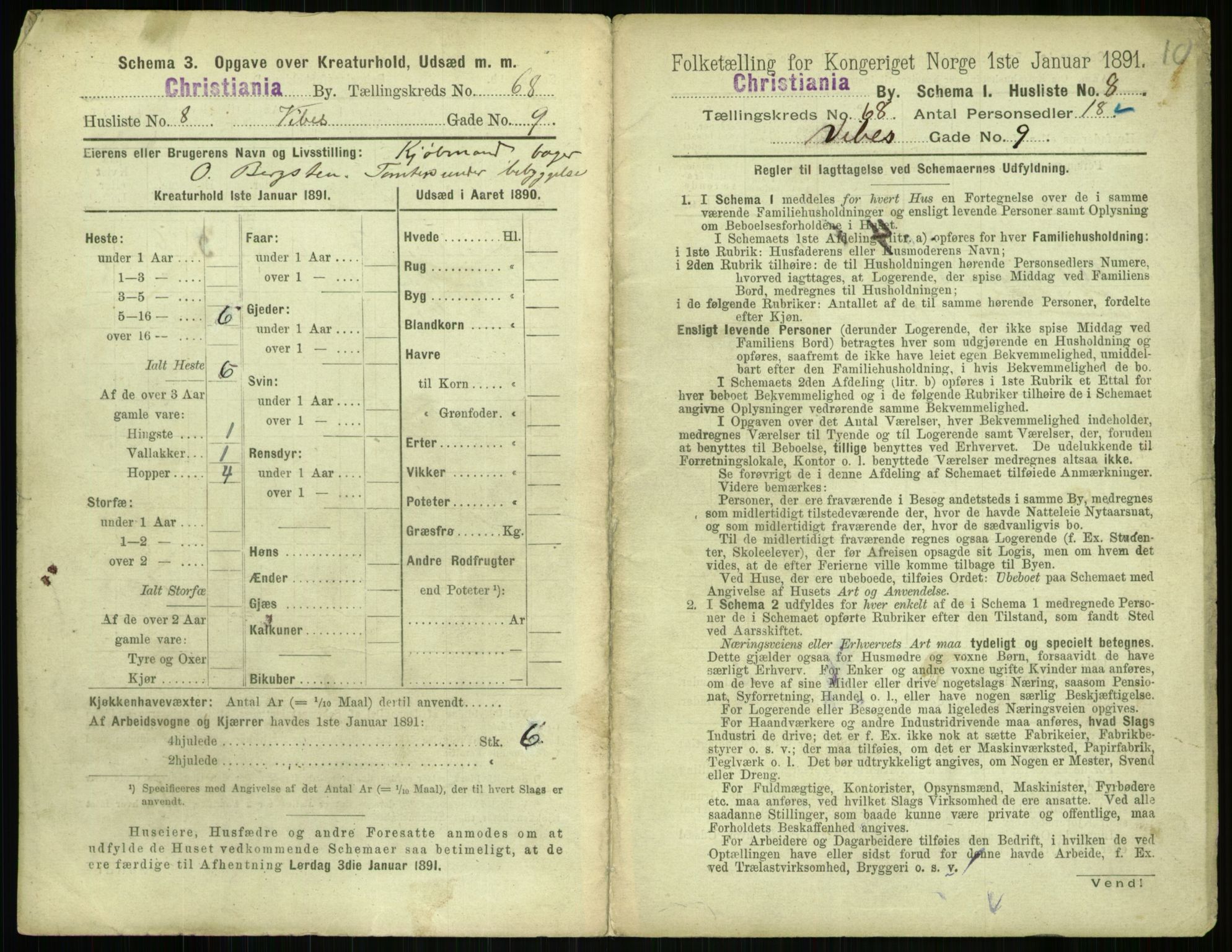 RA, 1891 census for 0301 Kristiania, 1891, p. 37378