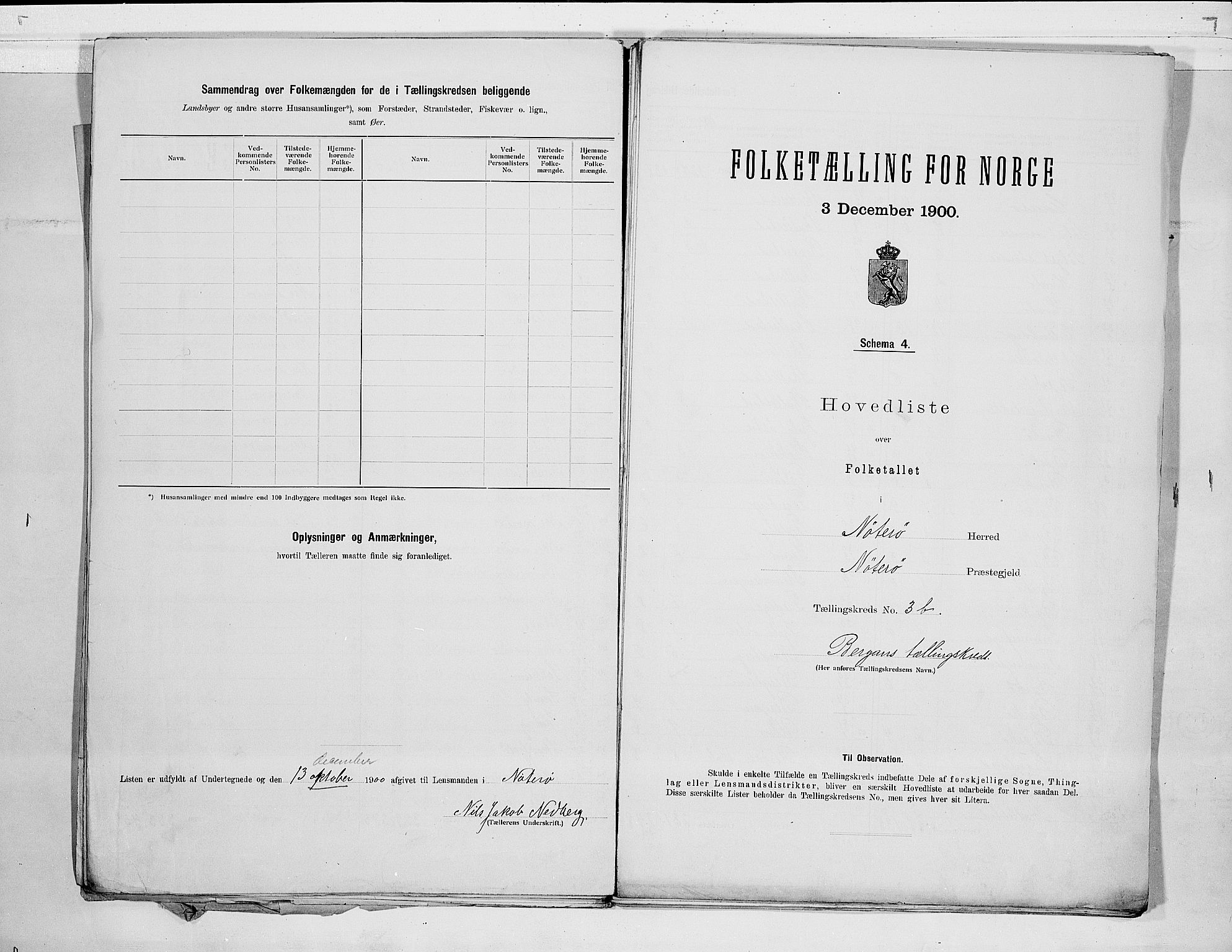 RA, 1900 census for Nøtterøy, 1900, p. 14