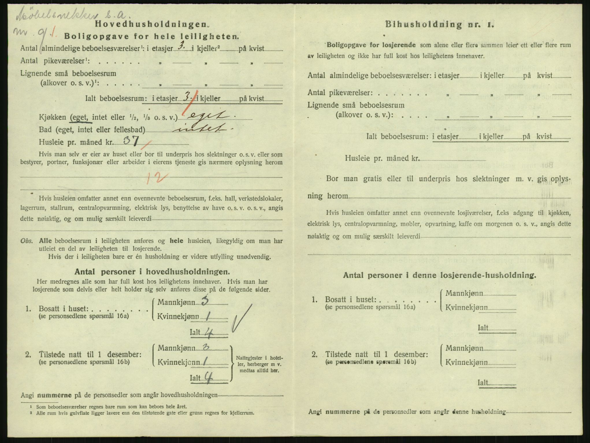 SAH, 1920 census for Gjøvik, 1920, p. 1163