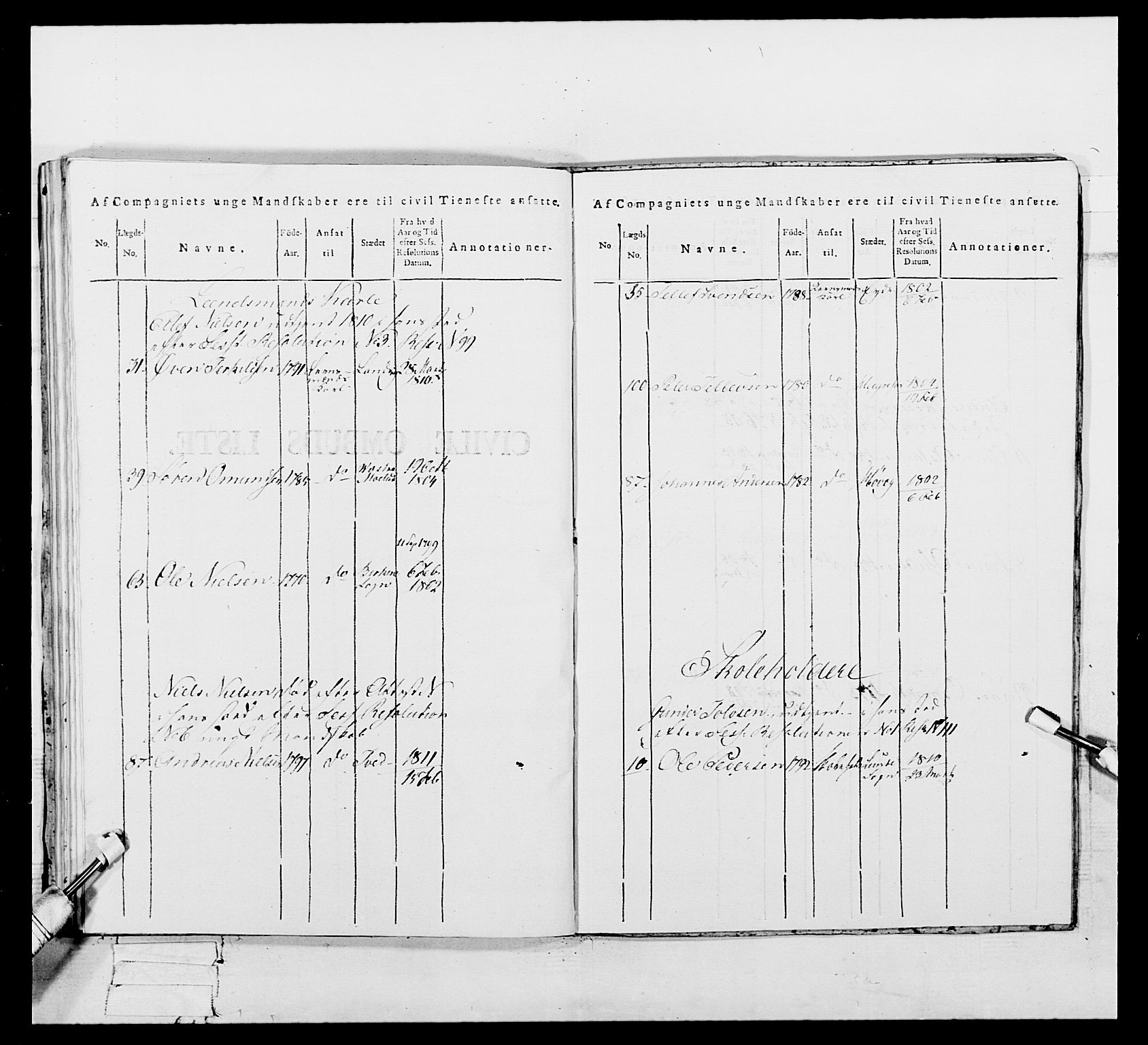 Generalitets- og kommissariatskollegiet, Det kongelige norske kommissariatskollegium, AV/RA-EA-5420/E/Eh/L0112: Vesterlenske nasjonale infanteriregiment, 1812, p. 284