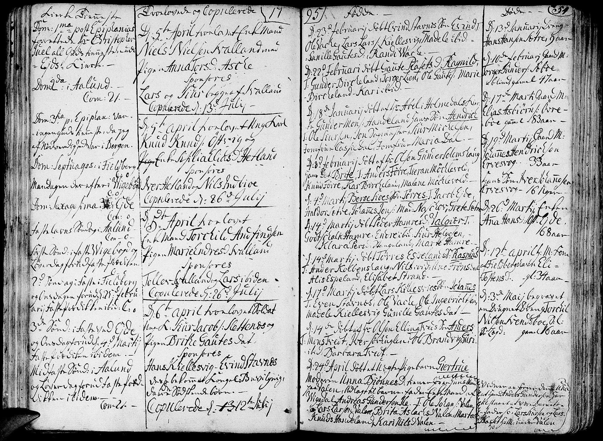 Fjelberg sokneprestembete, SAB/A-75201/H/Haa: Parish register (official) no. A 3, 1788-1815, p. 54