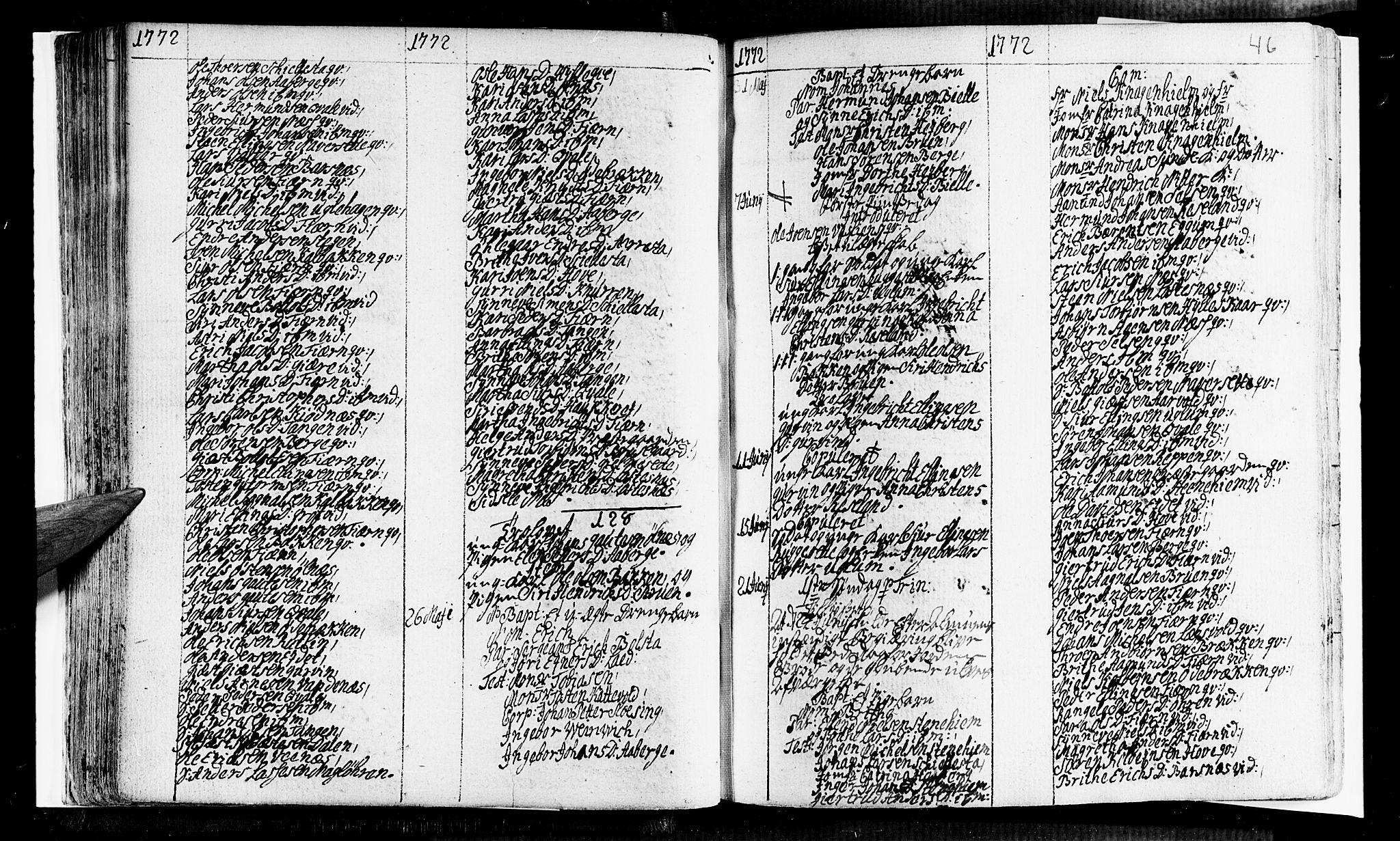 Sogndal sokneprestembete, AV/SAB-A-81301/H/Haa/Haaa/L0005: Parish register (official) no. A 5, 1768-1782, p. 46