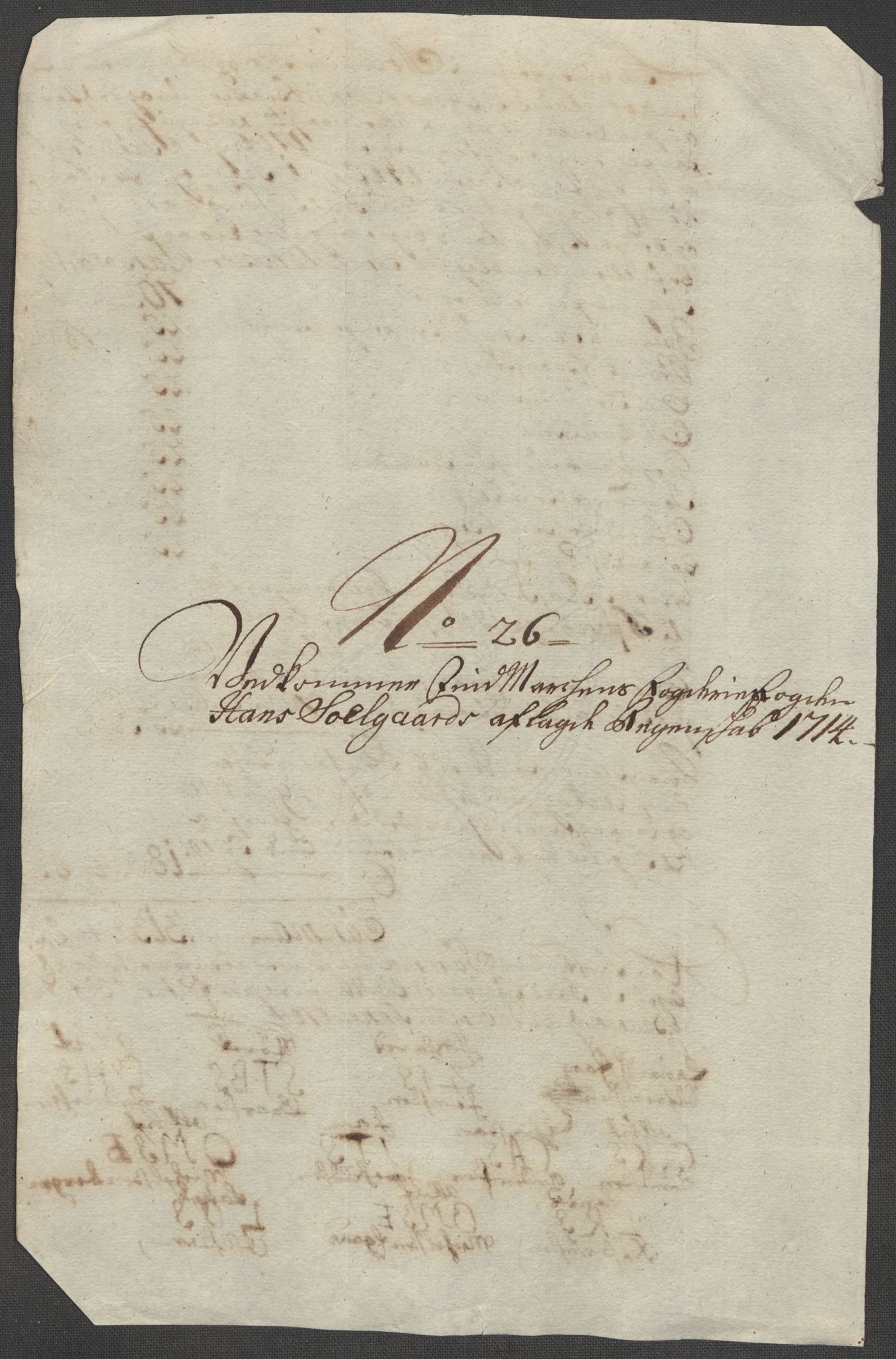 Rentekammeret inntil 1814, Reviderte regnskaper, Fogderegnskap, AV/RA-EA-4092/R69/L4856: Fogderegnskap Finnmark/Vardøhus, 1713-1715, p. 355