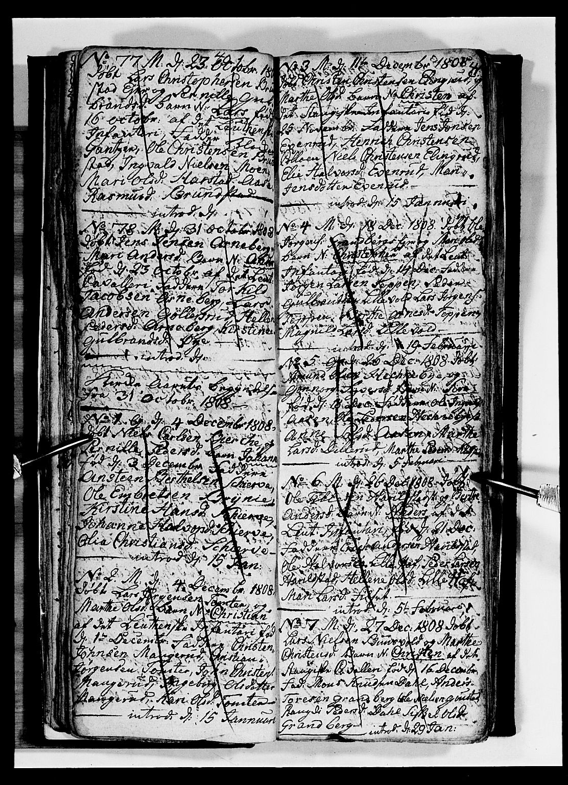 Romedal prestekontor, SAH/PREST-004/L/L0004: Parish register (copy) no. 4, 1807-1814, p. 40-41