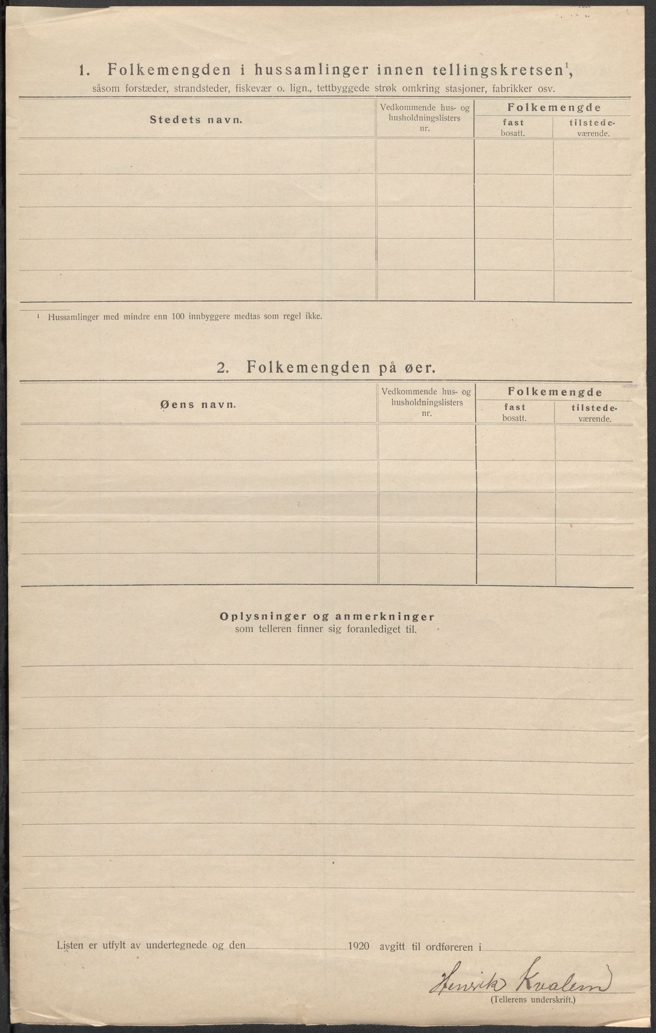 SAO, 1920 census for Aurskog, 1920, p. 17
