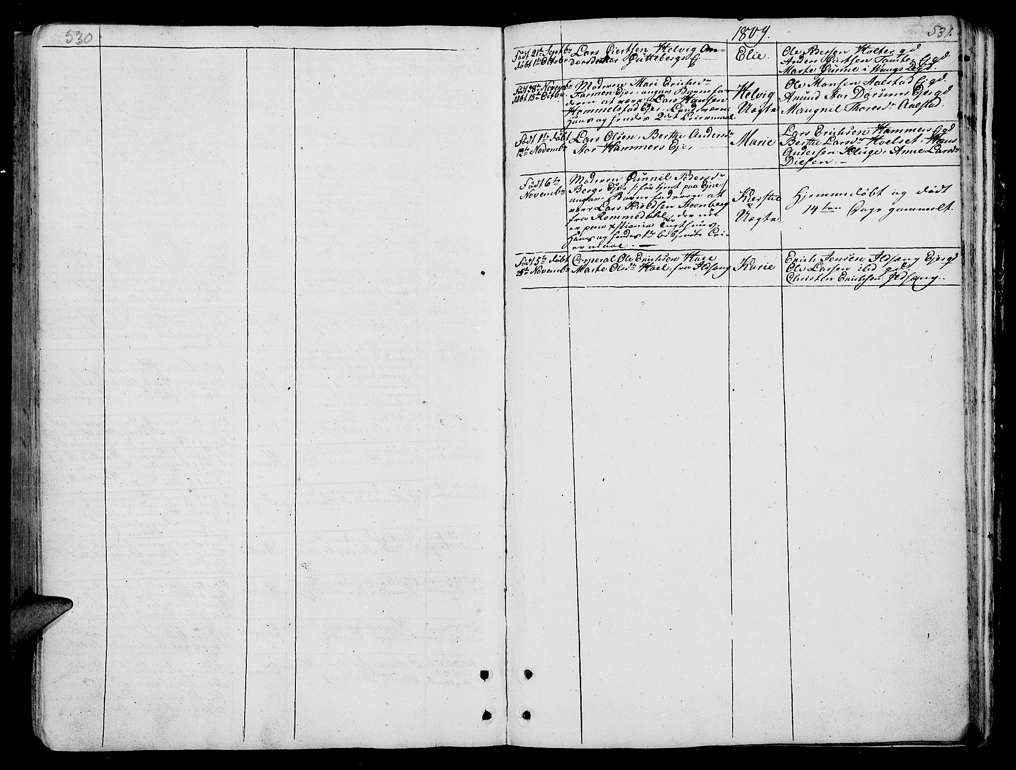 Vang prestekontor, Hedmark, AV/SAH-PREST-008/H/Ha/Haa/L0005: Parish register (official) no. 5, 1732-1809, p. 530-531