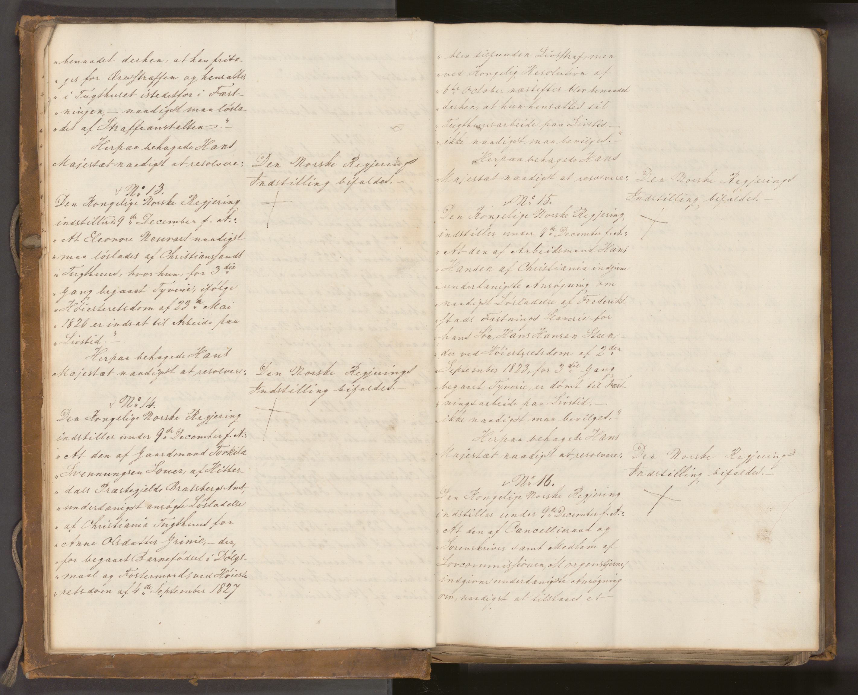 Statsrådssekretariatet, AV/RA-S-1001/A/Ab/L0040: Kgl. res. nr. 1-568, 1. halvår, 1835