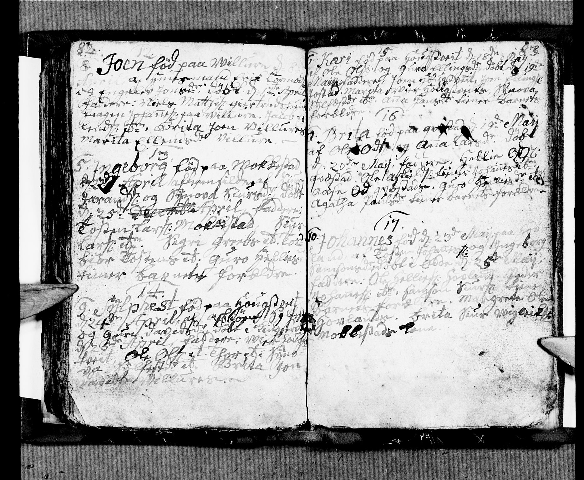 Ullensvang sokneprestembete, SAB/A-78701/H/Hab: Parish register (copy) no. B 4, 1775-1778, p. 82-83