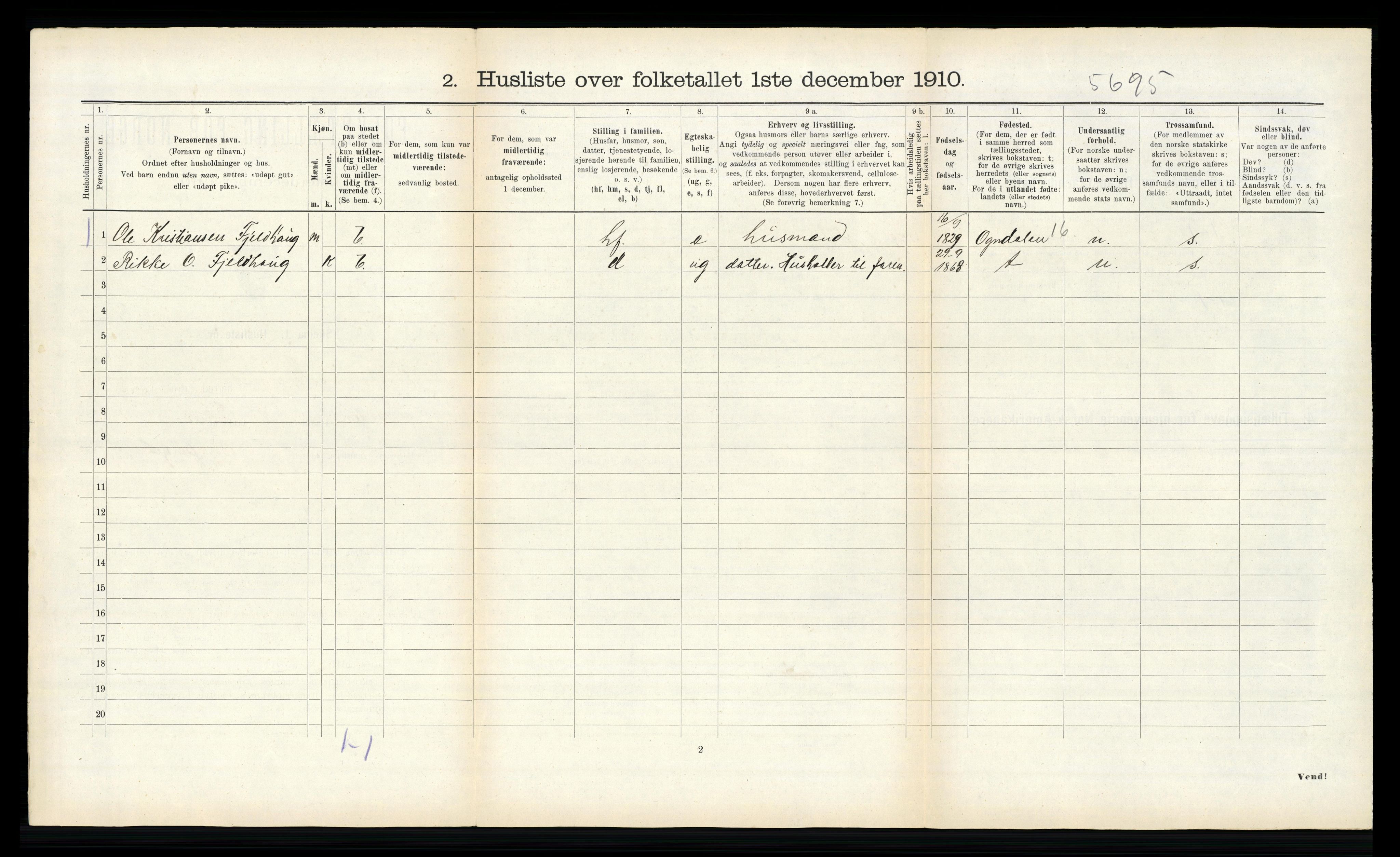 RA, 1910 census for Egge, 1910, p. 162