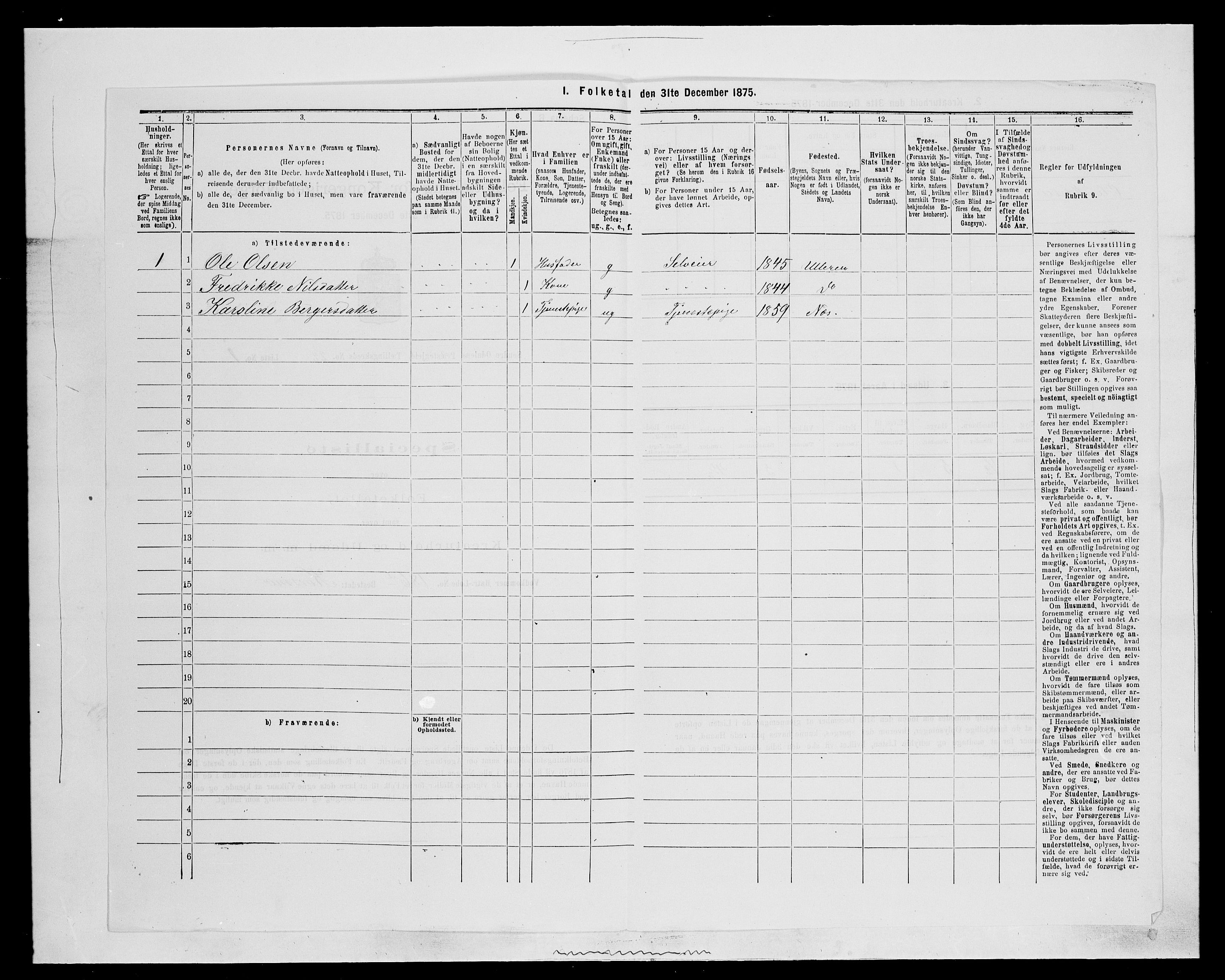 SAH, 1875 census for 0419P Sør-Odal, 1875, p. 1877