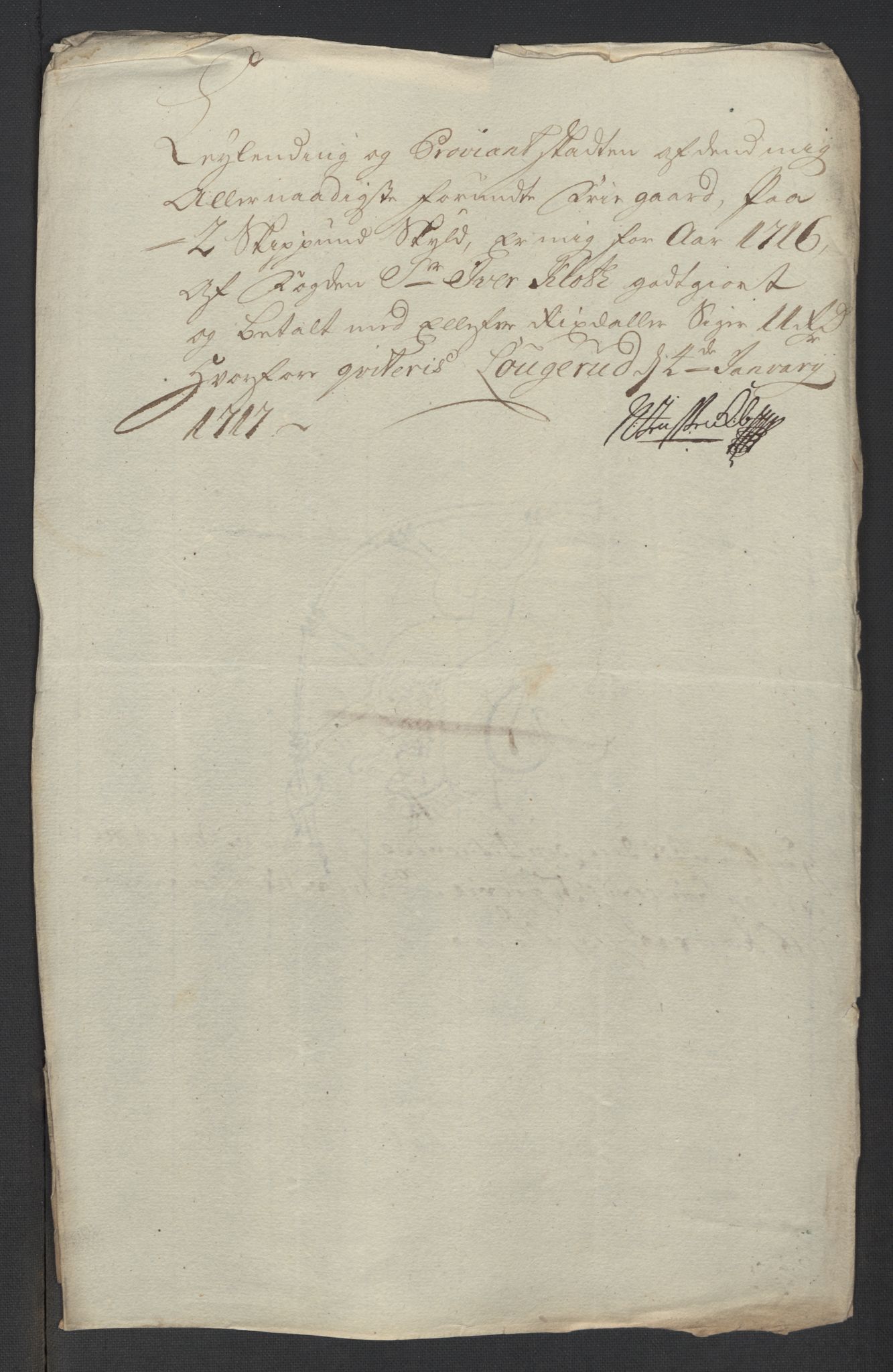 Rentekammeret inntil 1814, Reviderte regnskaper, Fogderegnskap, RA/EA-4092/R24/L1592: Fogderegnskap Numedal og Sandsvær, 1716, p. 291