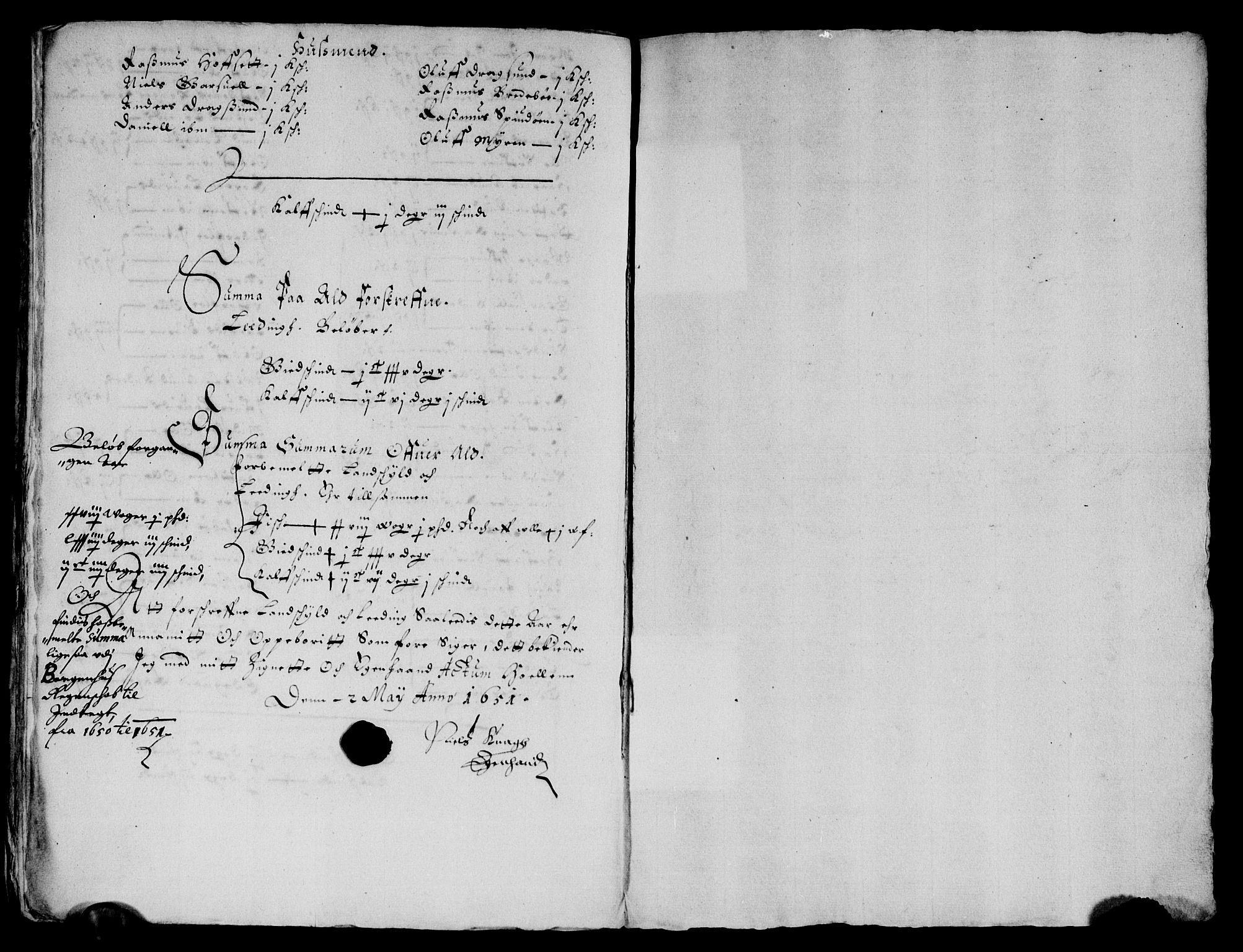 Rentekammeret inntil 1814, Reviderte regnskaper, Lensregnskaper, AV/RA-EA-5023/R/Rb/Rbt/L0116: Bergenhus len, 1649-1651