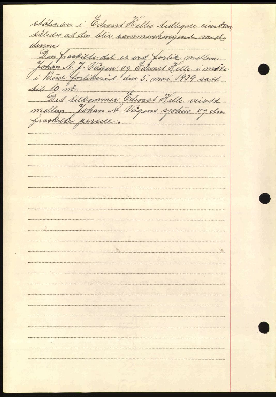 Romsdal sorenskriveri, AV/SAT-A-4149/1/2/2C: Mortgage book no. A7, 1939-1939, Diary no: : 2280/1939