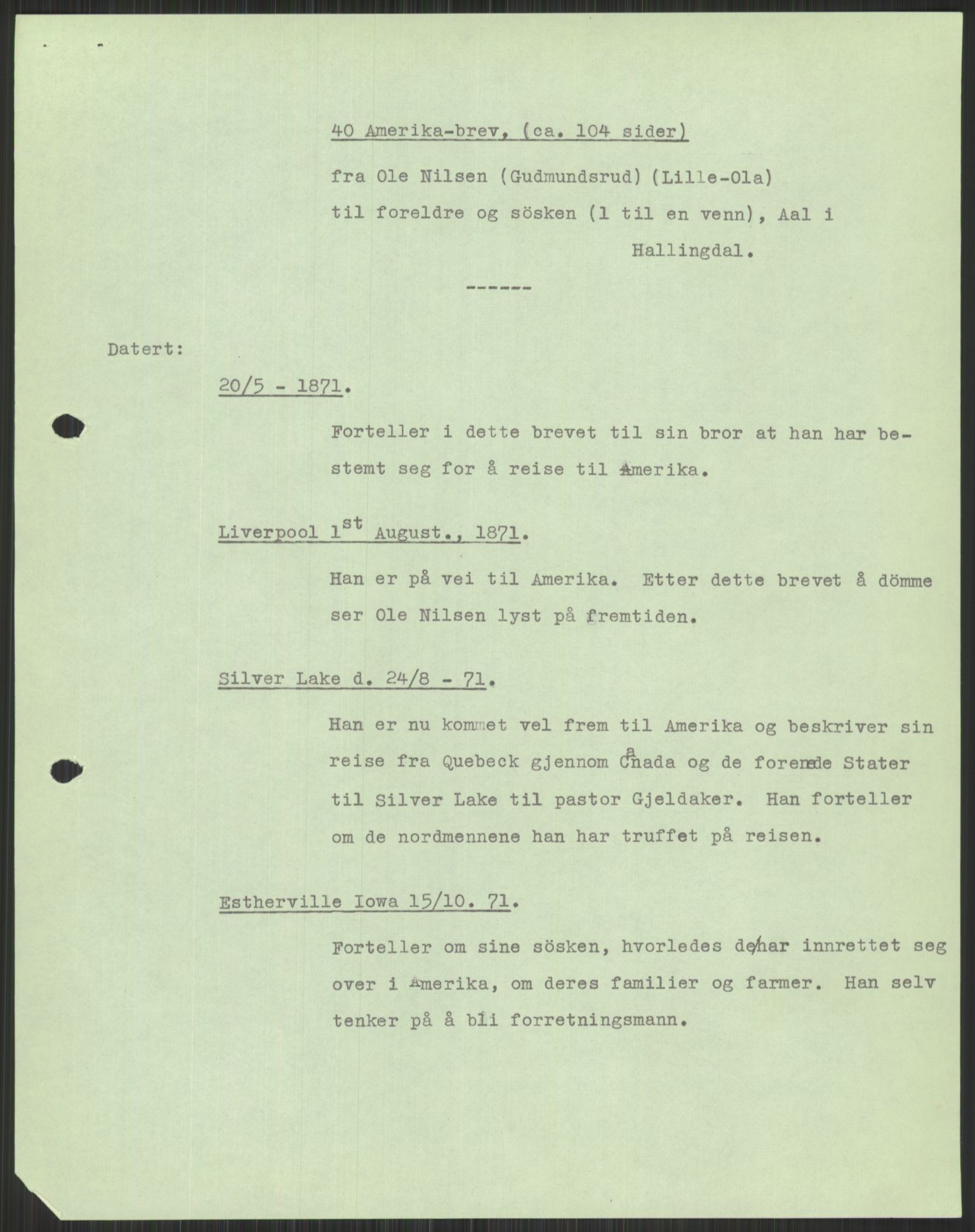 Samlinger til kildeutgivelse, Amerikabrevene, AV/RA-EA-4057/F/L0037: Arne Odd Johnsens amerikabrevsamling I, 1855-1900, p. 535