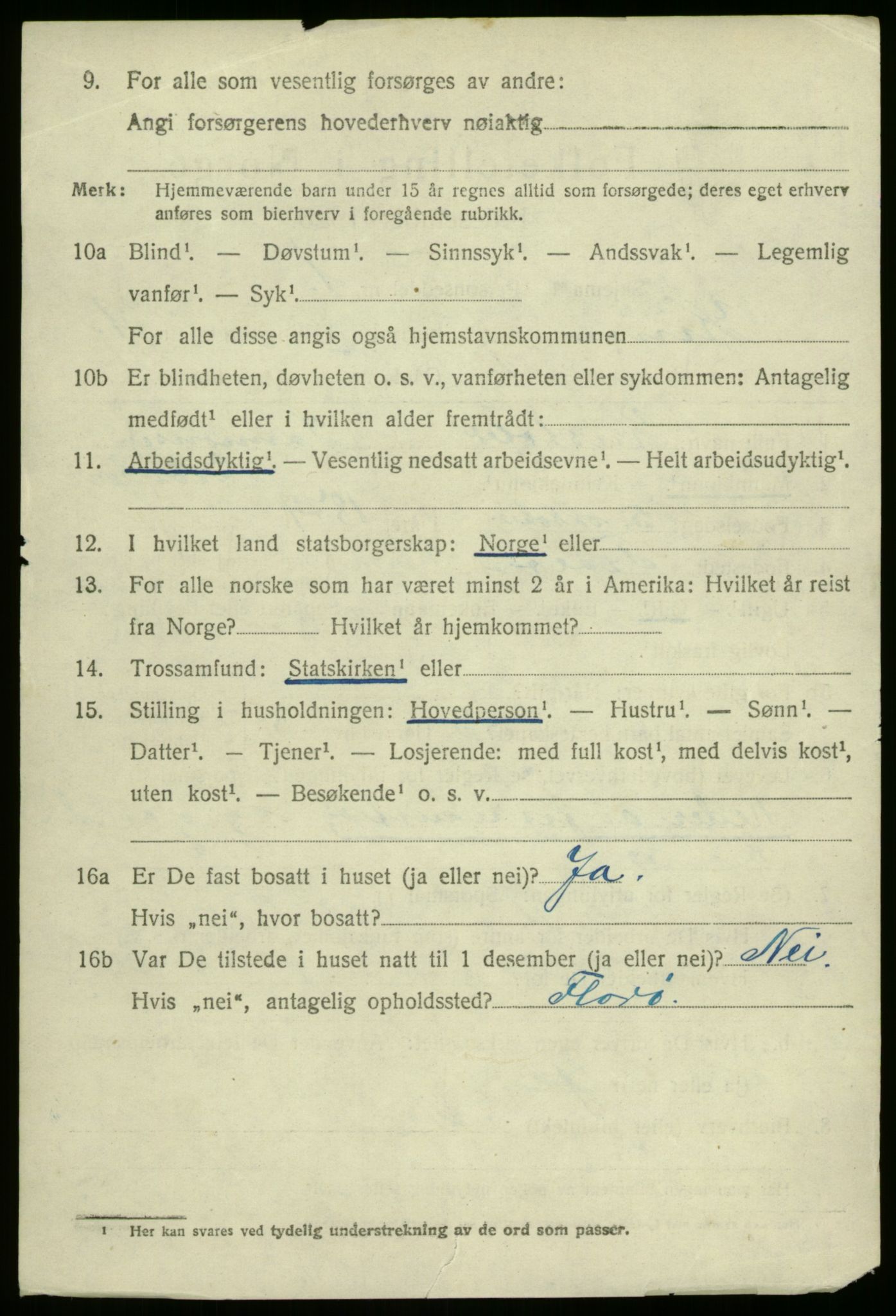 SAB, 1920 census for Kinn, 1920, p. 1802