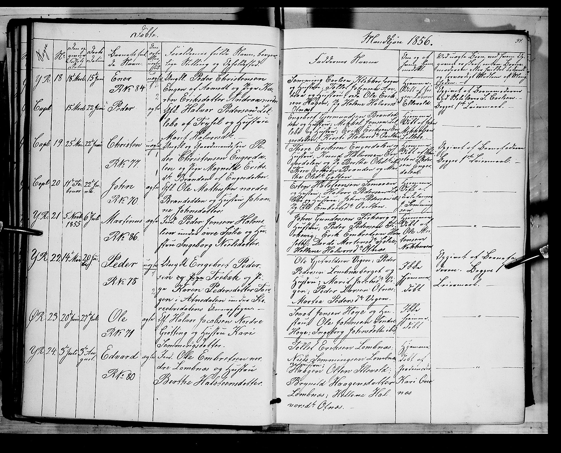 Rendalen prestekontor, AV/SAH-PREST-054/H/Ha/Haa/L0005: Parish register (official) no. 5, 1853-1866, p. 34