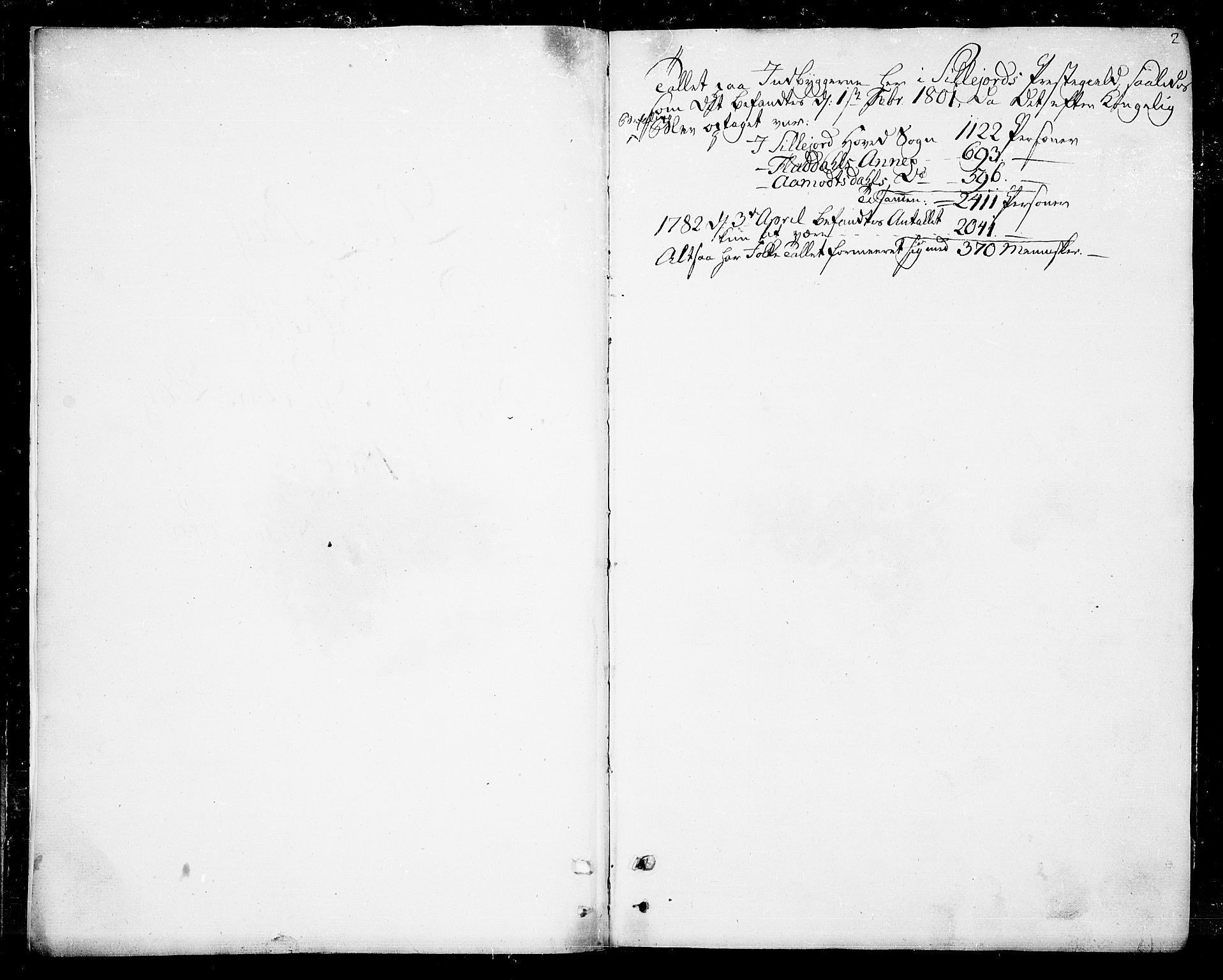 Seljord kirkebøker, AV/SAKO-A-20/F/Fa/L0009: Parish register (official) no. I 9, 1801-1814, p. 2