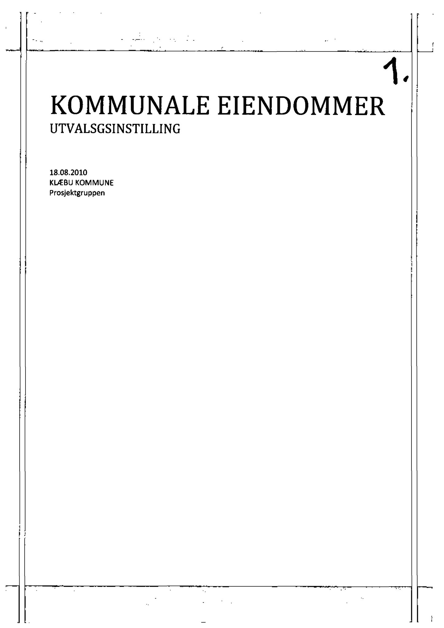 Klæbu Kommune, TRKO/KK/02-FS/L003: Formannsskapet - Møtedokumenter, 2010, p. 1713