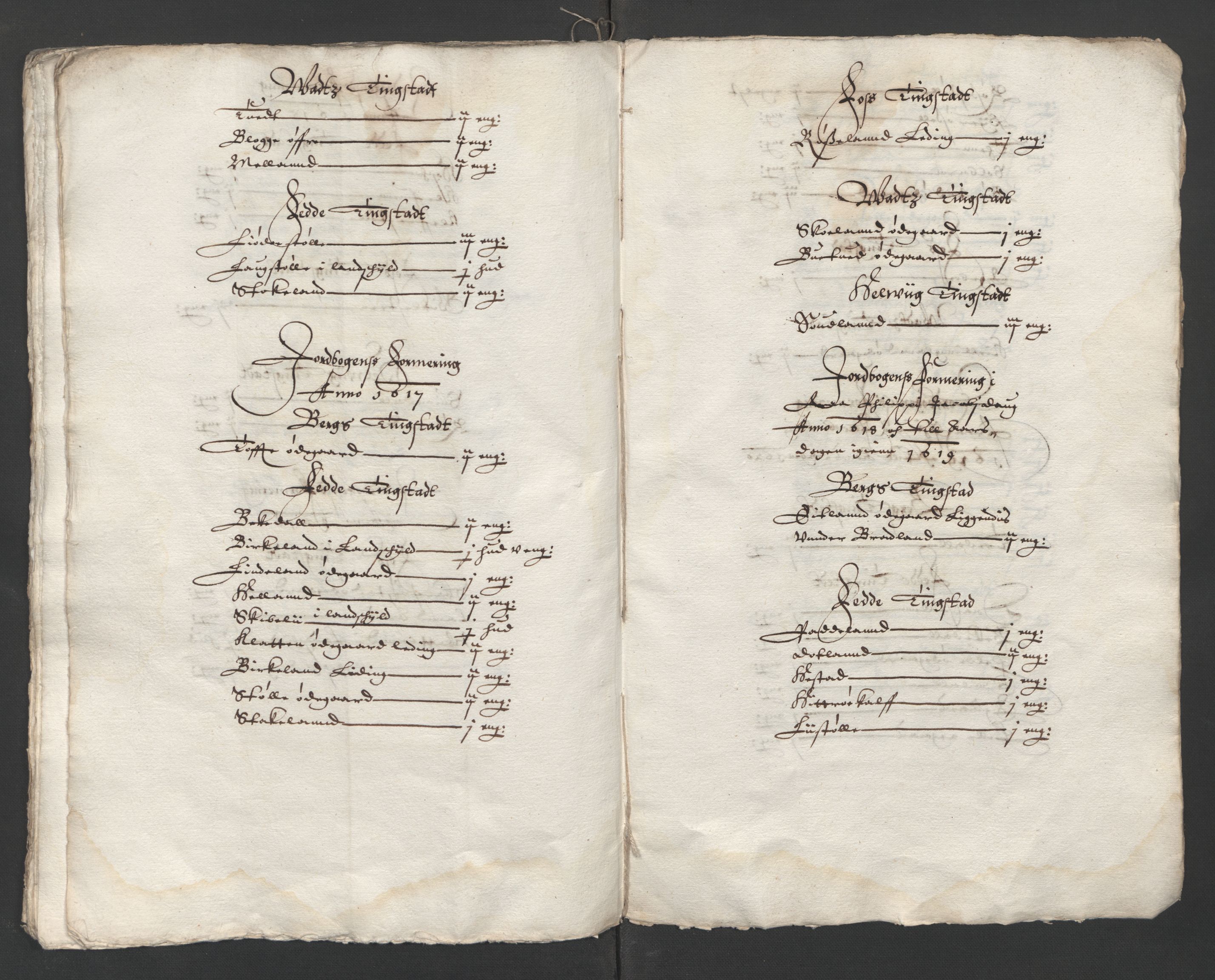 Rentekammeret inntil 1814, Reviderte regnskaper, Lensregnskaper, AV/RA-EA-5023/R/Rb/Rbr/L0008: Lista len, 1623-1627