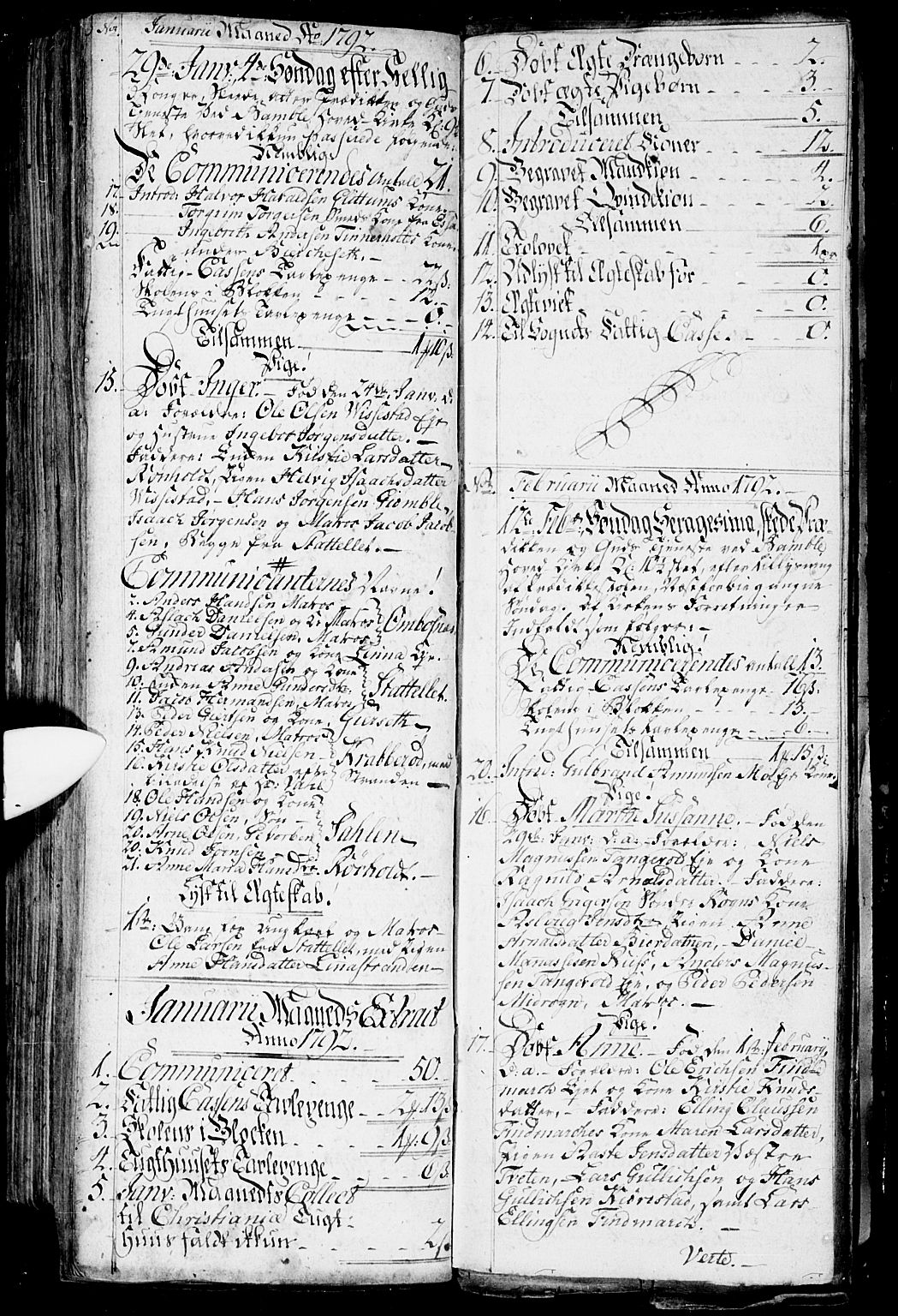 Bamble kirkebøker, AV/SAKO-A-253/G/Ga/L0001: Parish register (copy) no. I 1, 1785-1793