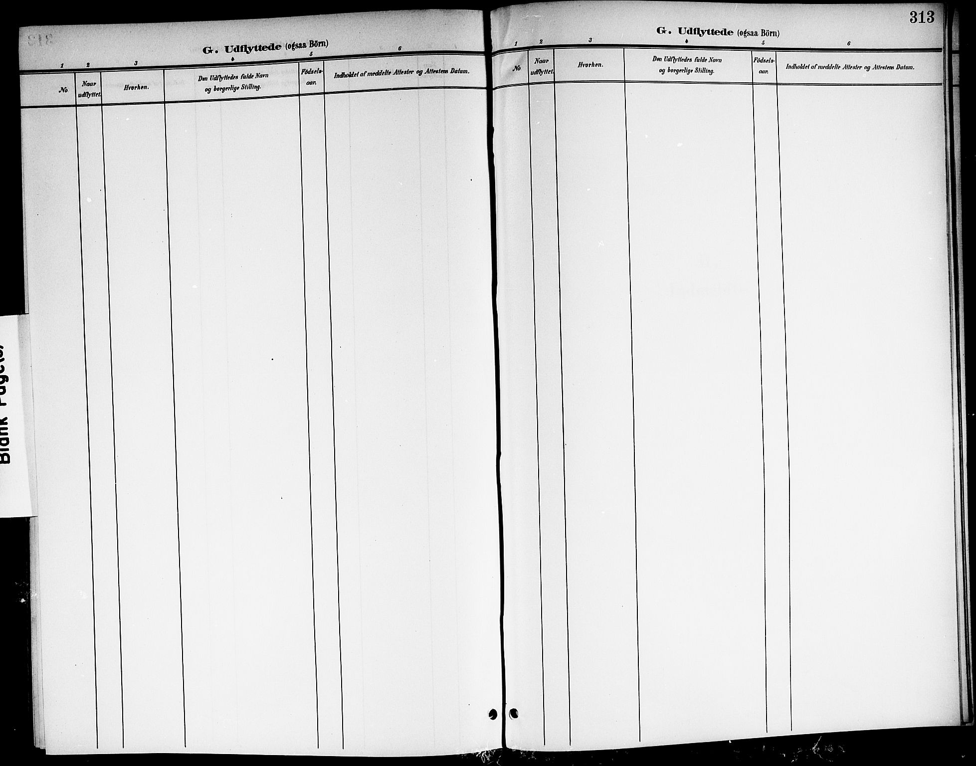 Brunlanes kirkebøker, AV/SAKO-A-342/G/Ga/L0004: Parish register (copy) no. I 4, 1898-1921, p. 313