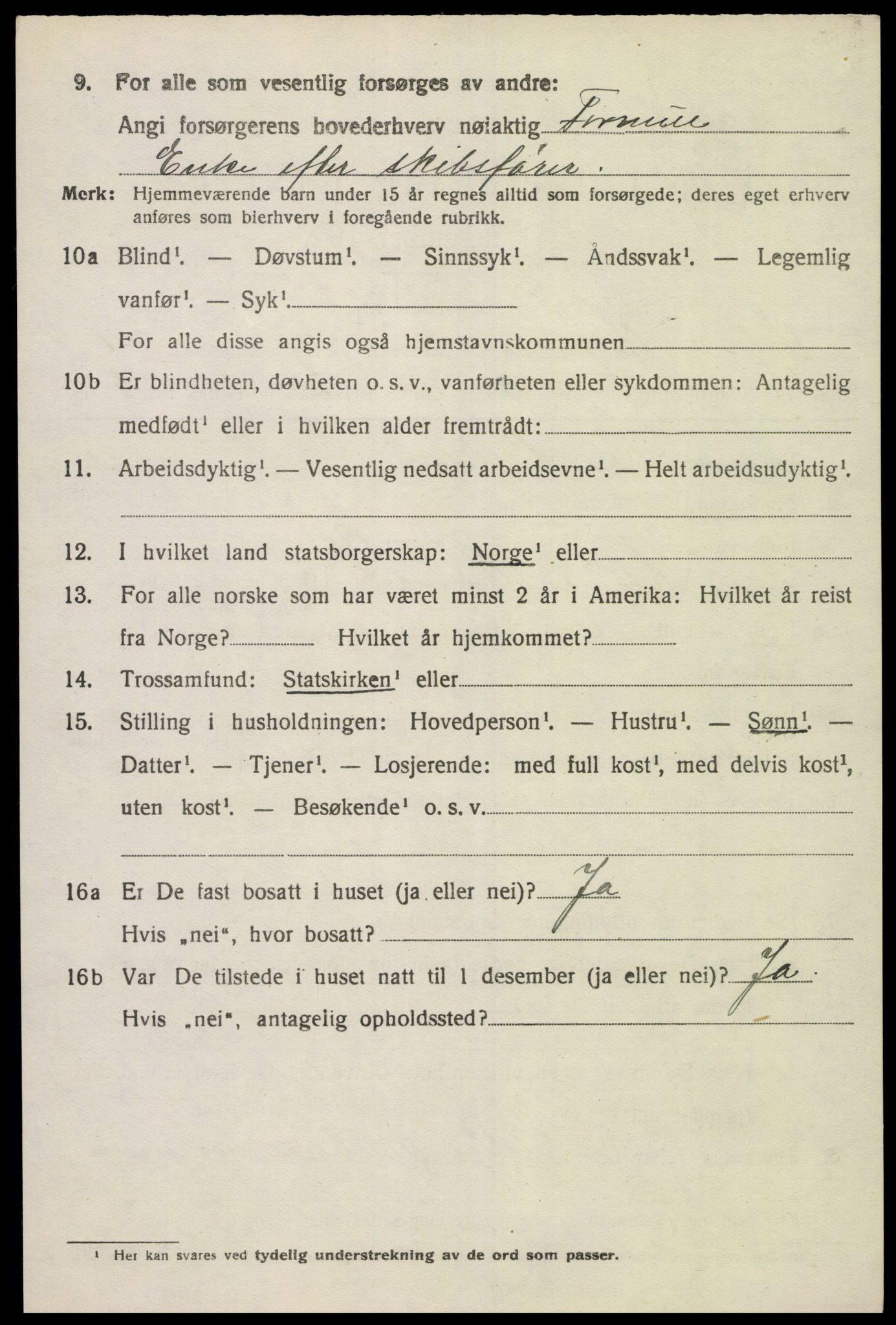 SAK, 1920 census for Halse og Harkmark, 1920, p. 2997