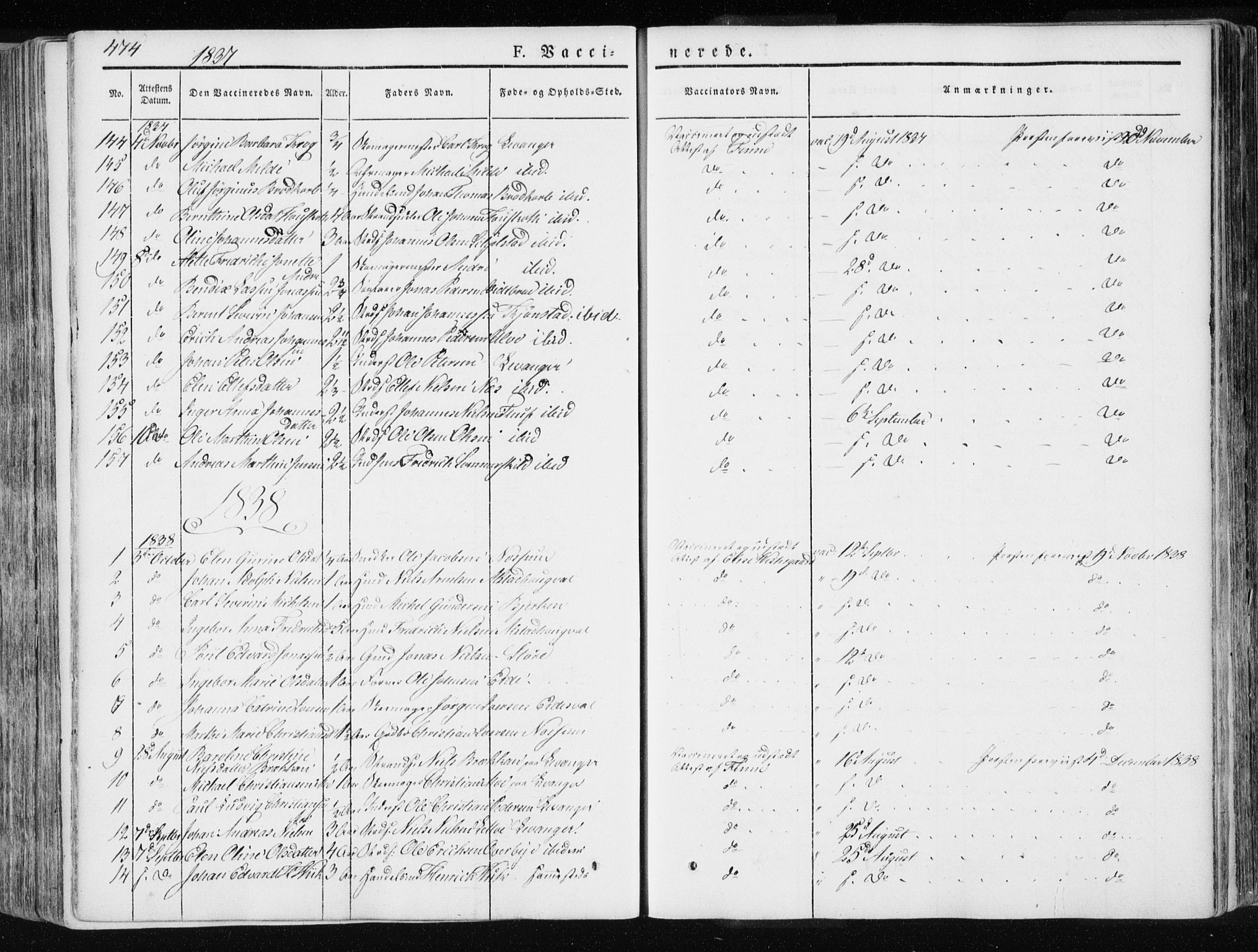 Ministerialprotokoller, klokkerbøker og fødselsregistre - Nord-Trøndelag, AV/SAT-A-1458/717/L0154: Parish register (official) no. 717A06 /1, 1836-1849, p. 474