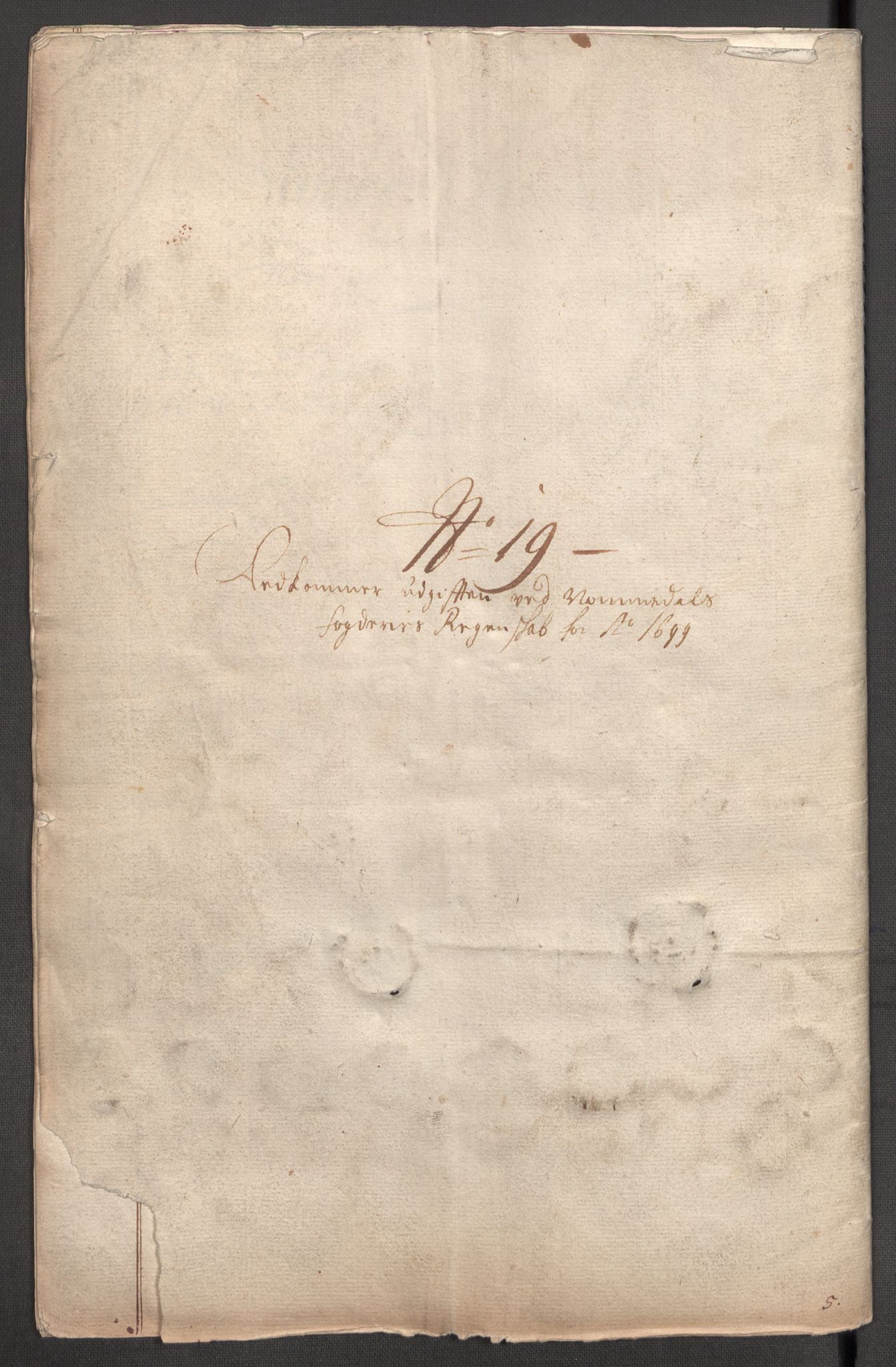 Rentekammeret inntil 1814, Reviderte regnskaper, Fogderegnskap, RA/EA-4092/R64/L4426: Fogderegnskap Namdal, 1699-1700, p. 210