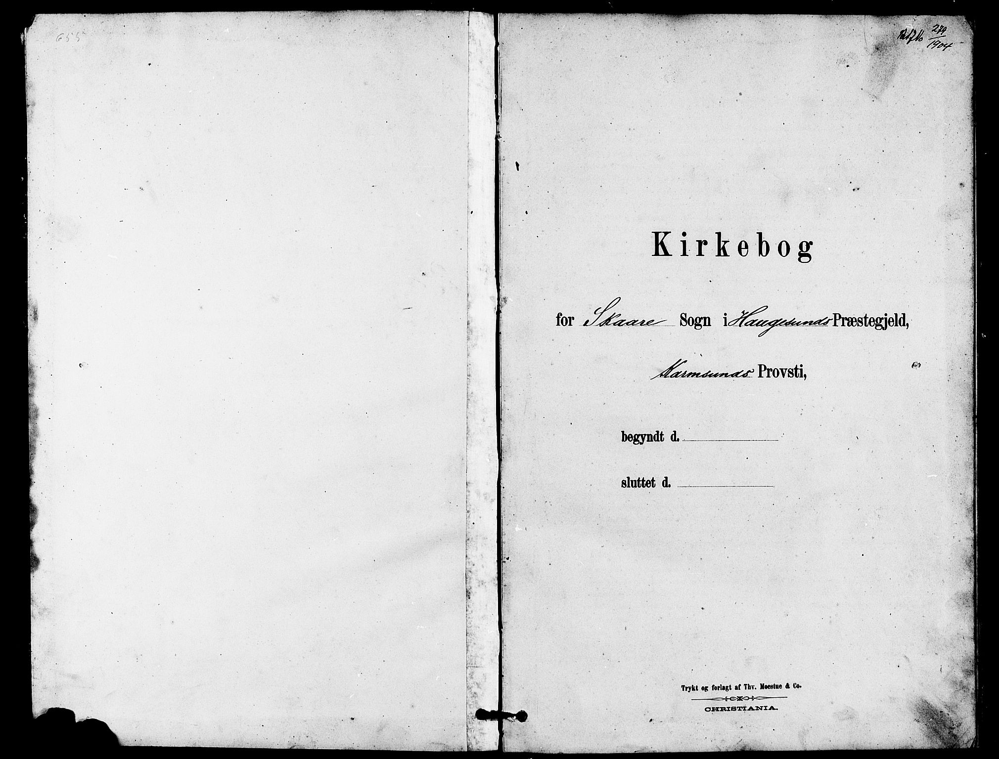 Haugesund sokneprestkontor, SAST/A -101863/H/Ha/Hab/L0003: Parish register (copy) no. B 3, 1882-1889