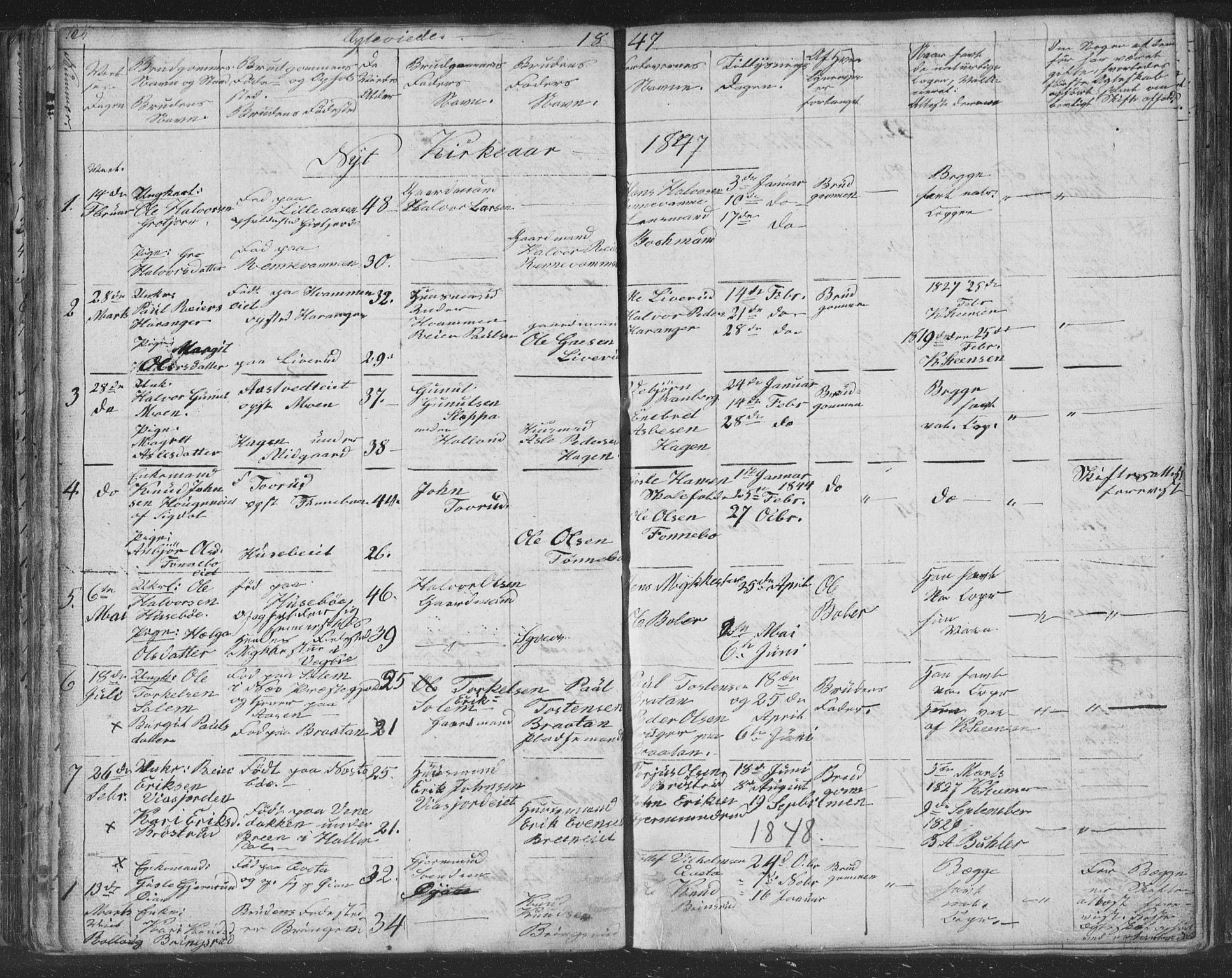 Nore kirkebøker, SAKO/A-238/F/Fc/L0002: Parish register (official) no. III 2, 1836-1861, p. 125