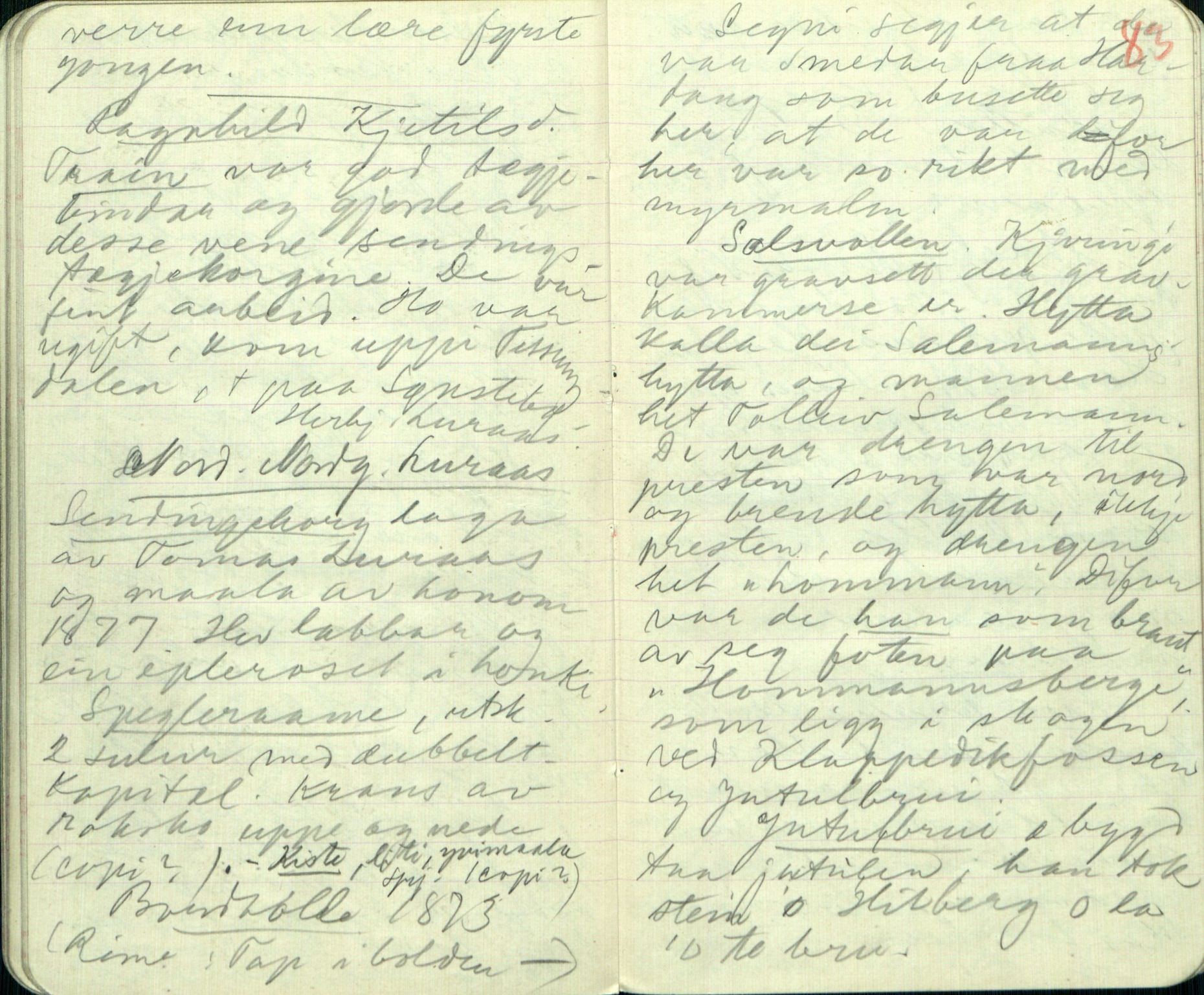 Rikard Berge, TEMU/TGM-A-1003/F/L0009/0011: 341-356 / 351 Oppskrifter frå Tinn. R. Berge, 1917, p. 82-83