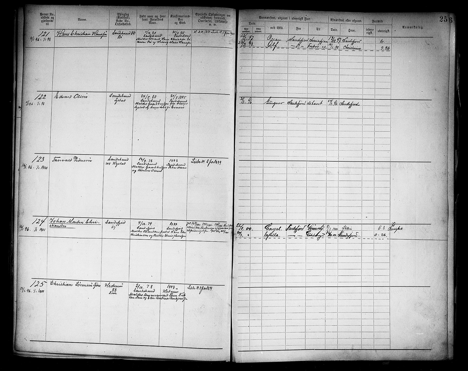 Sandefjord innrulleringskontor, AV/SAKO-A-788/F/Fa/L0005: Annotasjonsrulle, 1894-1911, p. 27