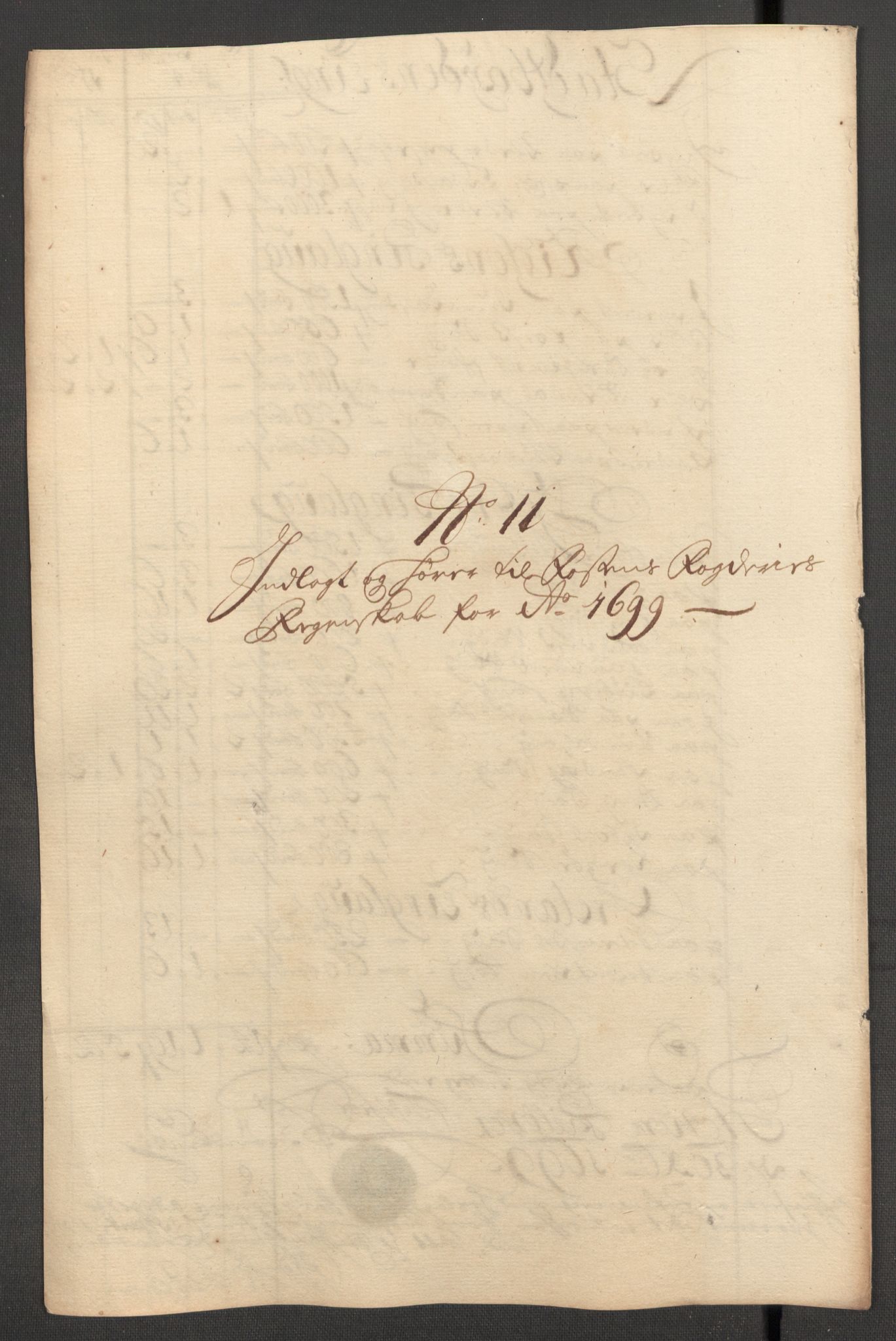 Rentekammeret inntil 1814, Reviderte regnskaper, Fogderegnskap, RA/EA-4092/R57/L3853: Fogderegnskap Fosen, 1698-1699, p. 337