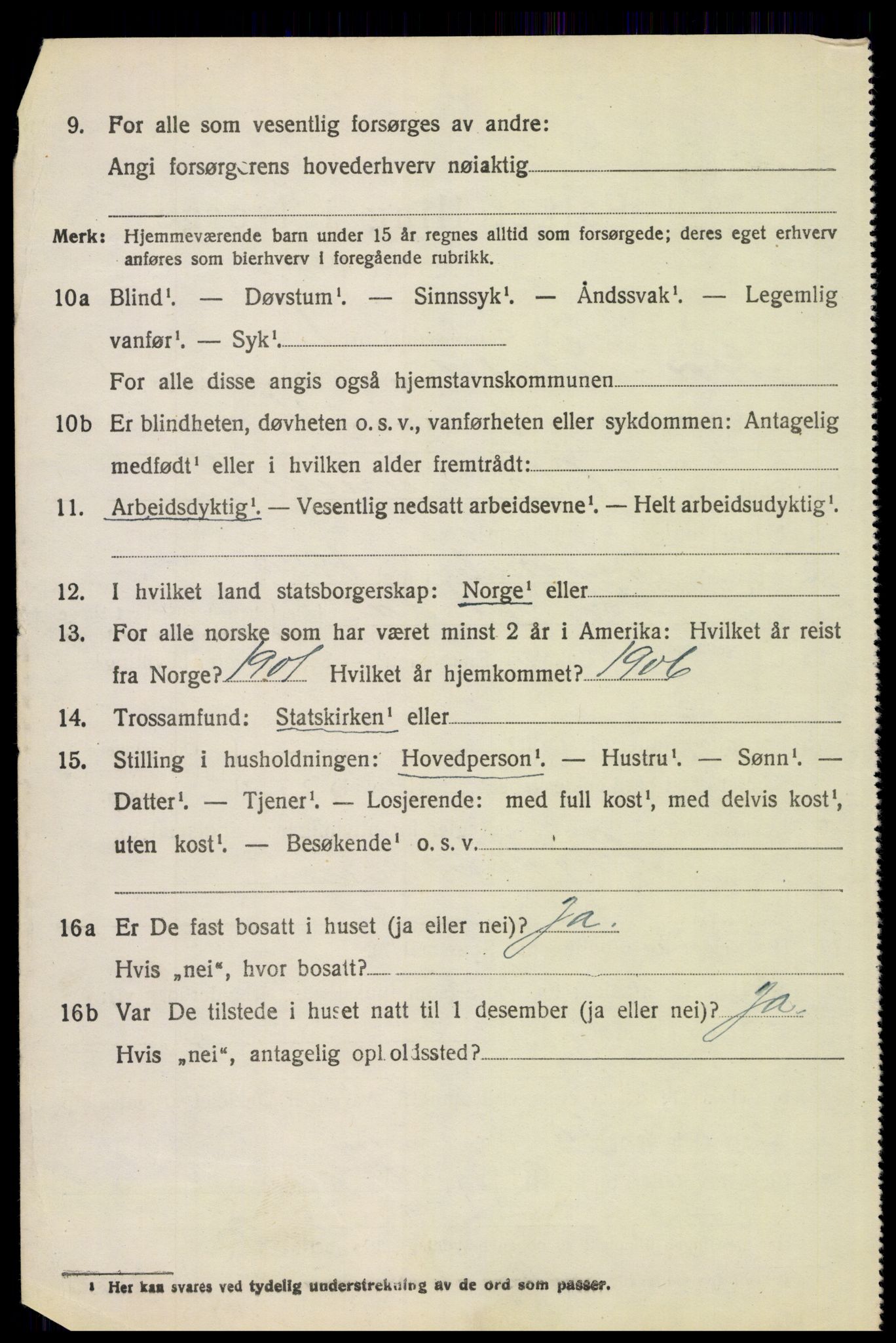 SAH, 1920 census for Stor-Elvdal, 1920, p. 1483