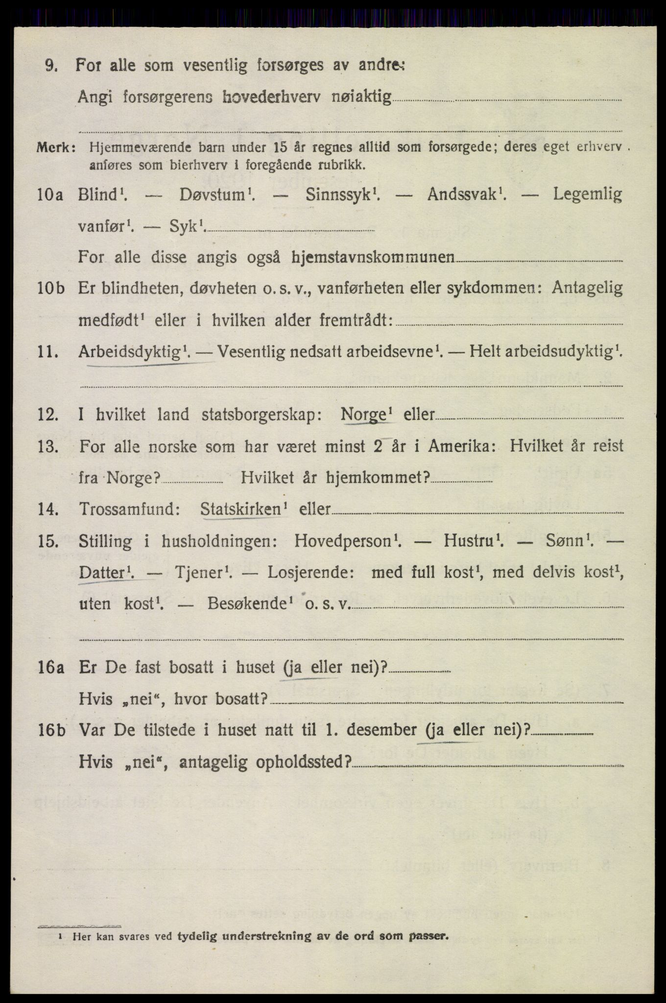 SAH, 1920 census for Østre Toten, 1920, p. 14997