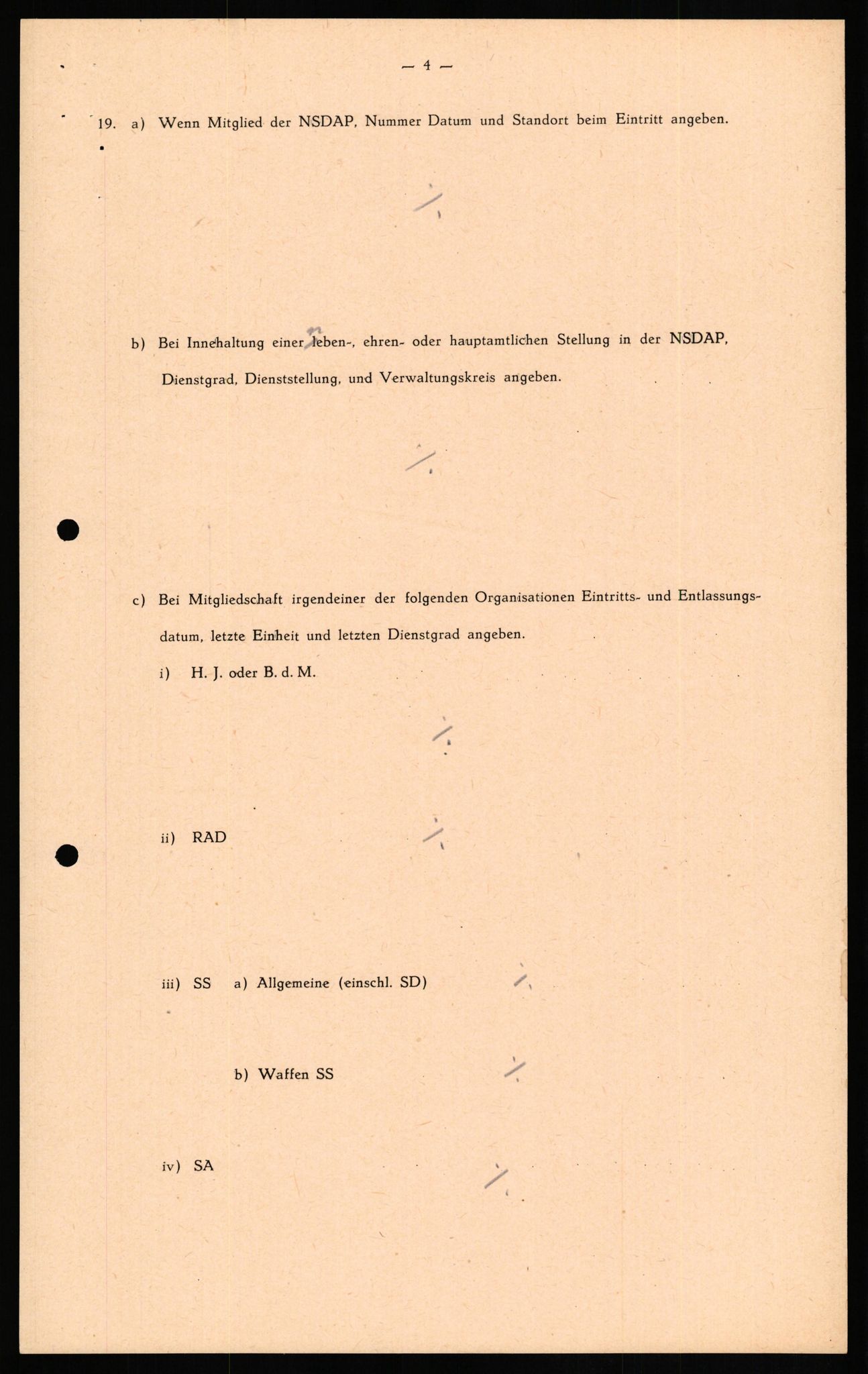 Forsvaret, Forsvarets overkommando II, AV/RA-RAFA-3915/D/Db/L0019: CI Questionaires. Tyske okkupasjonsstyrker i Norge. Tyskere., 1945-1946, p. 426