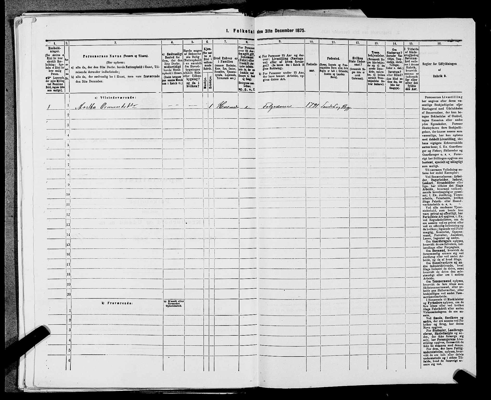 SAST, 1875 census for 1136P Sand, 1875, p. 322